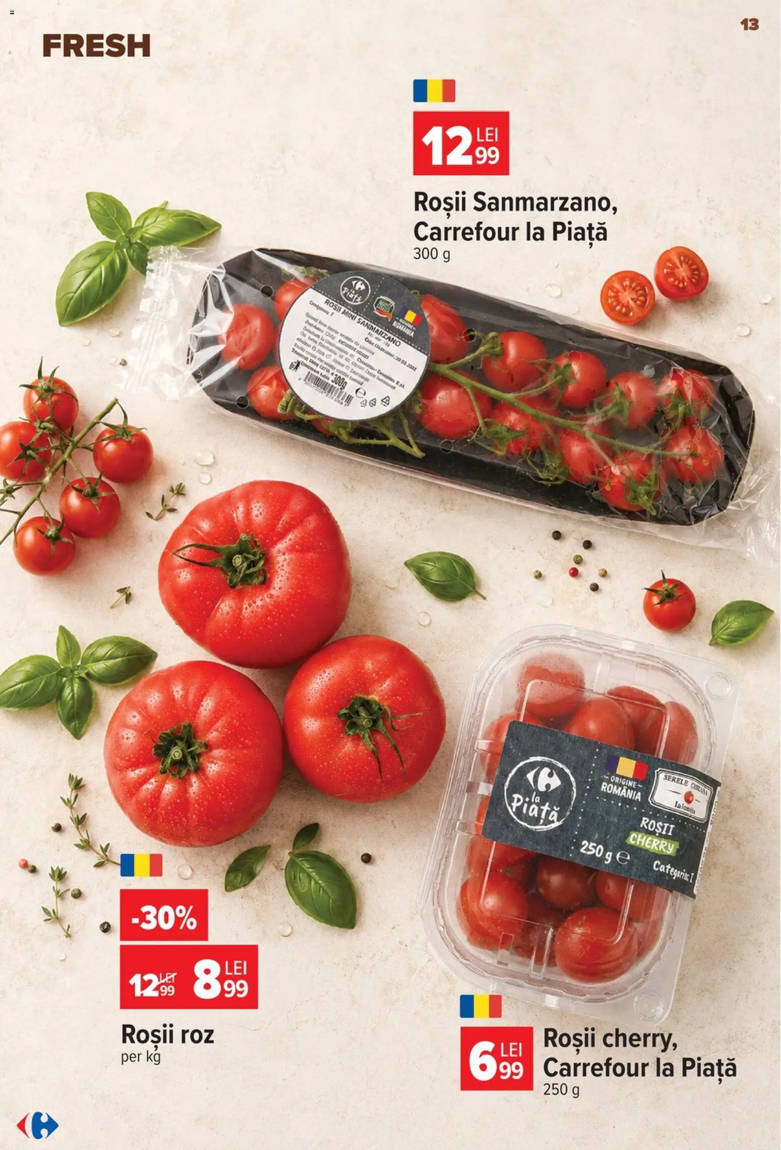 Catalog Carrefour 24 - 29 Iunie 2026 | Pagina 13 | Produse: Roșii