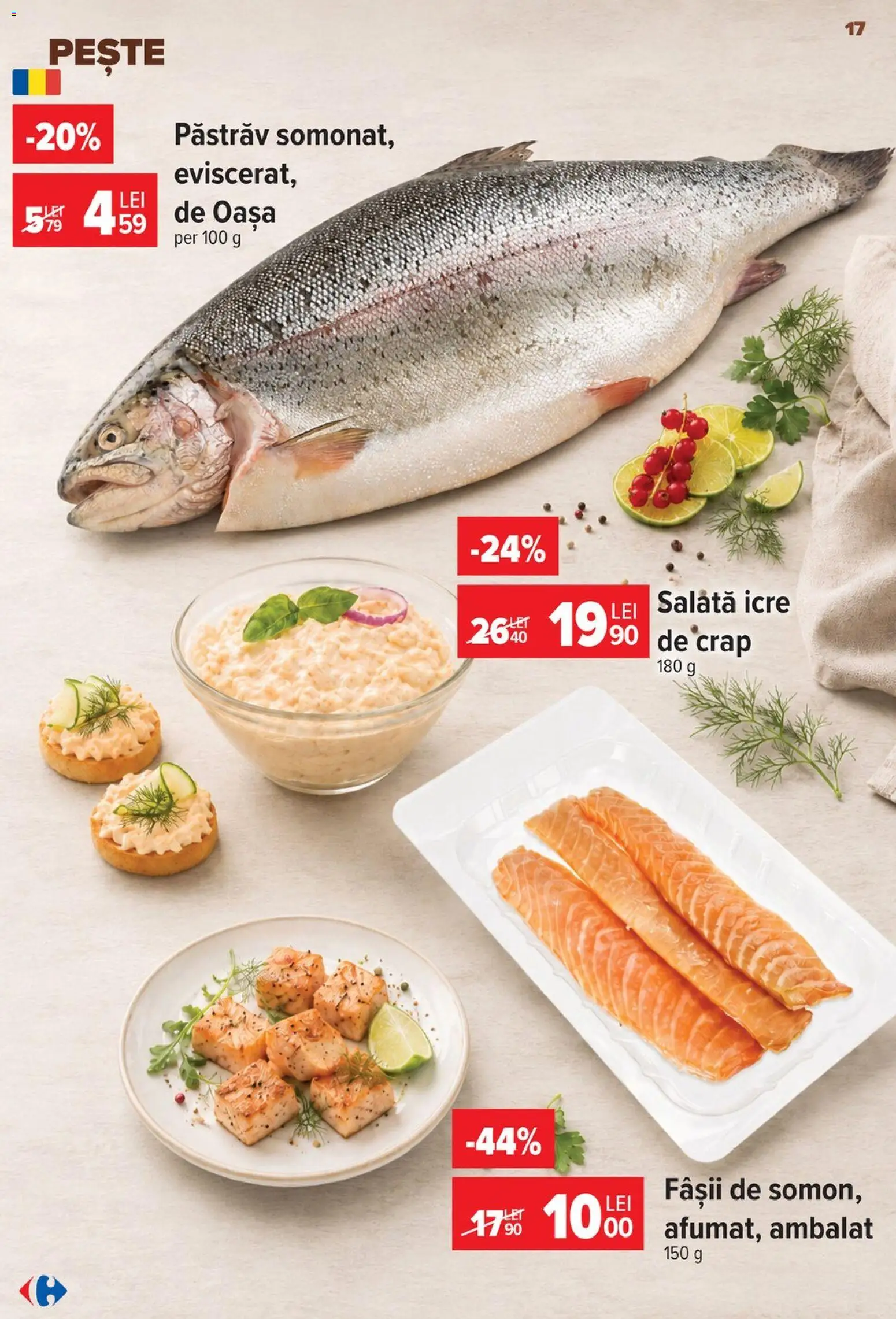 Catalog Carrefour 24 - 29 Iunie 2026 | Pagina 17 | Produse: Pește, Salată