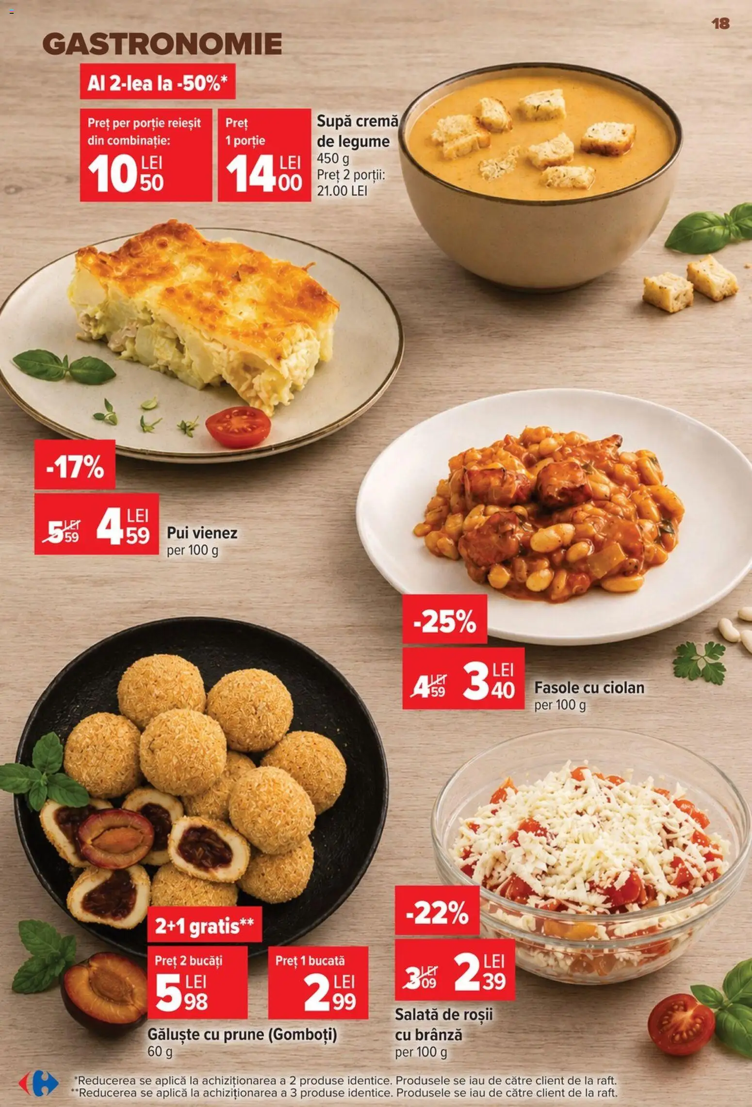 Catalog Carrefour 24 - 29 Iunie 2026 | Pagina 18 | Produse: Cremă, Roșii, Salată, Legume