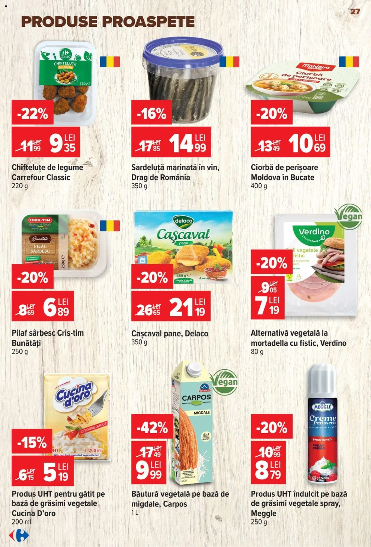 Catalog Carrefour 24 - 29 Iunie 2026 | Pagina 27 | Produse: Masaüstü kılıfı, Cașcaval, Fistic, Legume