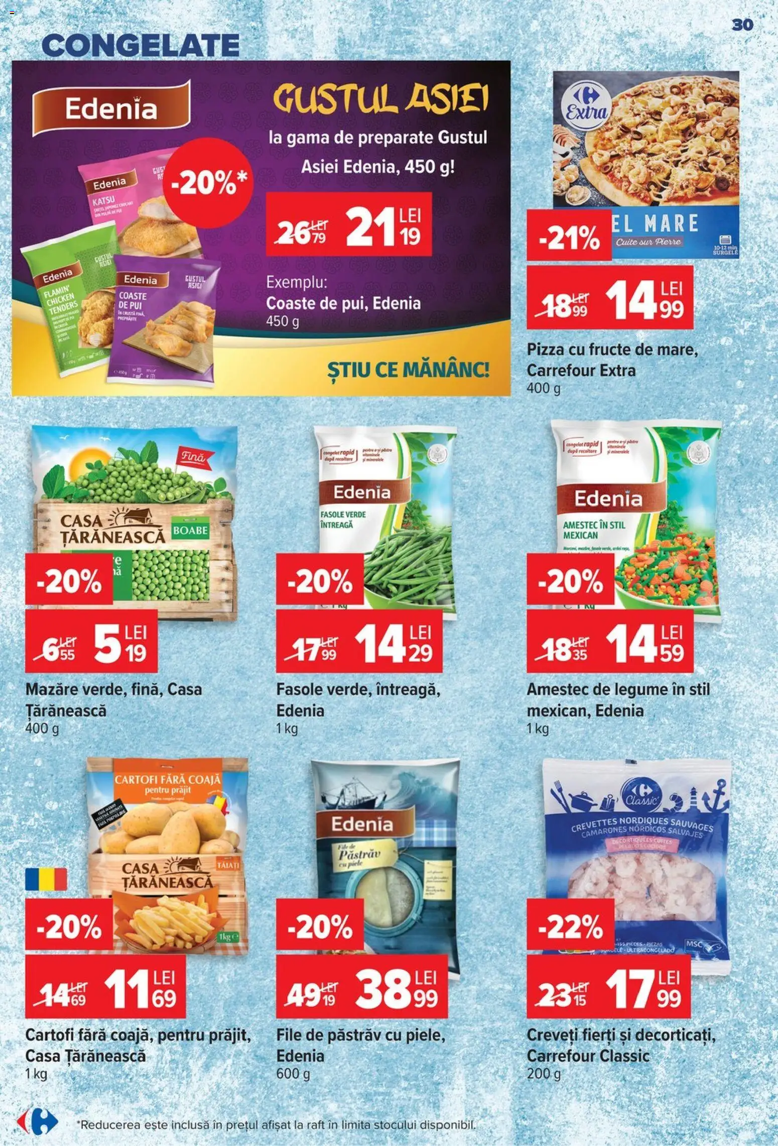 Catalog Carrefour 24 - 29 Iunie 2026 | Pagina 30 | Produse: Pizza, Cartofi, Legume, Fructe