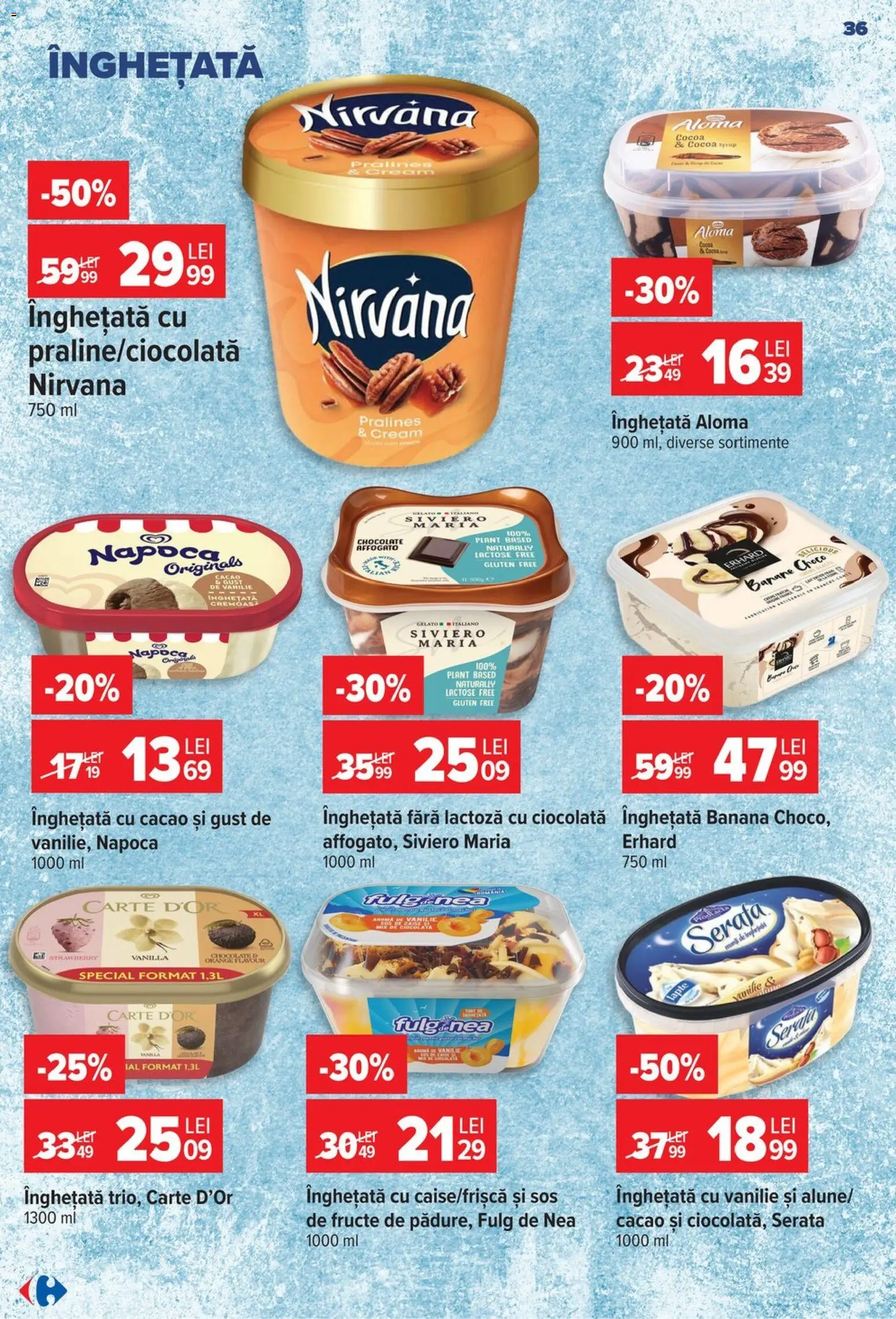 Catalog Carrefour 24 - 29 Iunie 2026 | Pagina 36 | Produse: Ciocolată, Banane, Fructe, Sos