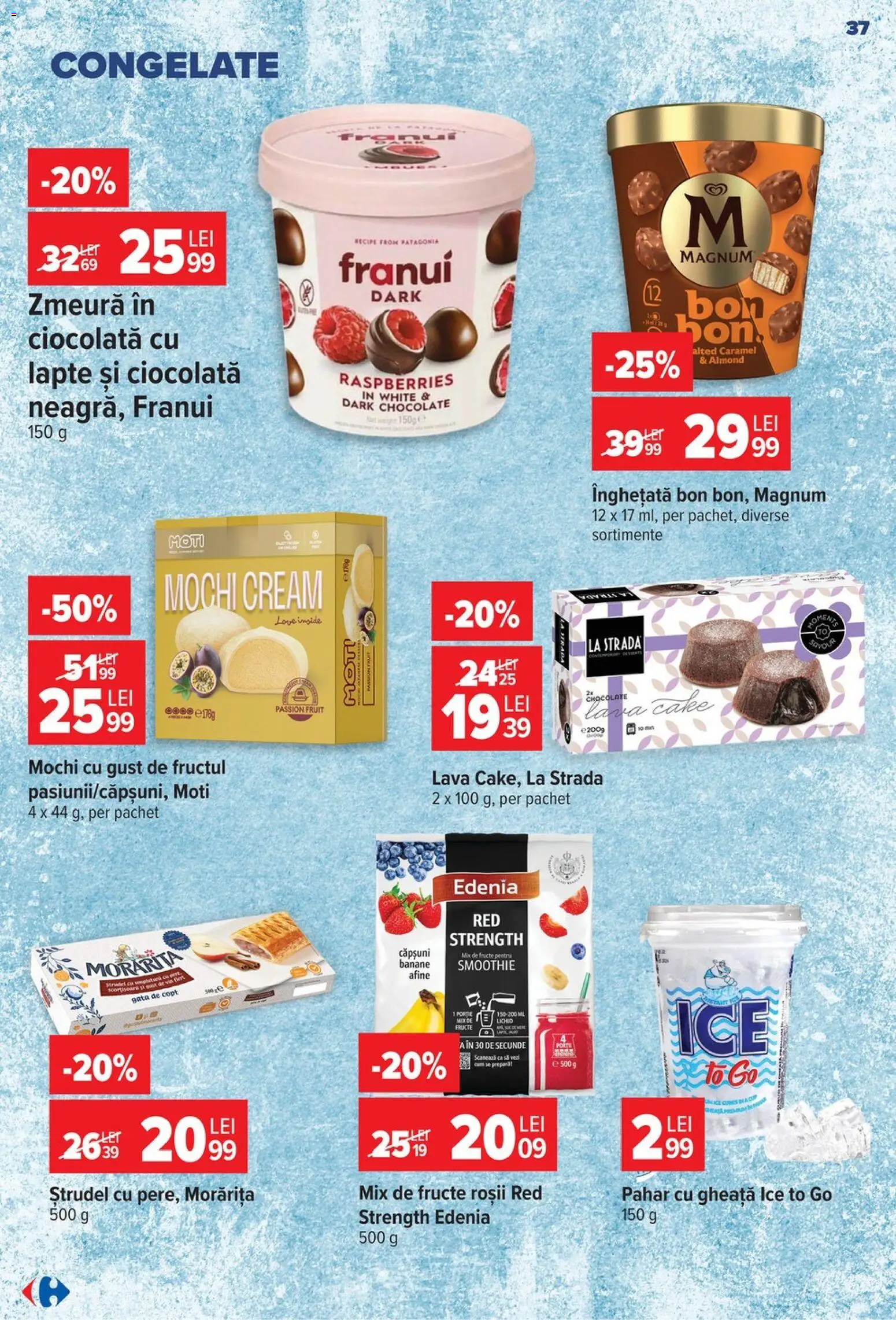 Catalog Carrefour 24 - 29 Iunie 2026 | Pagina 37 | Produse: Afine, Ștrudel, Lapte, Ciocolată