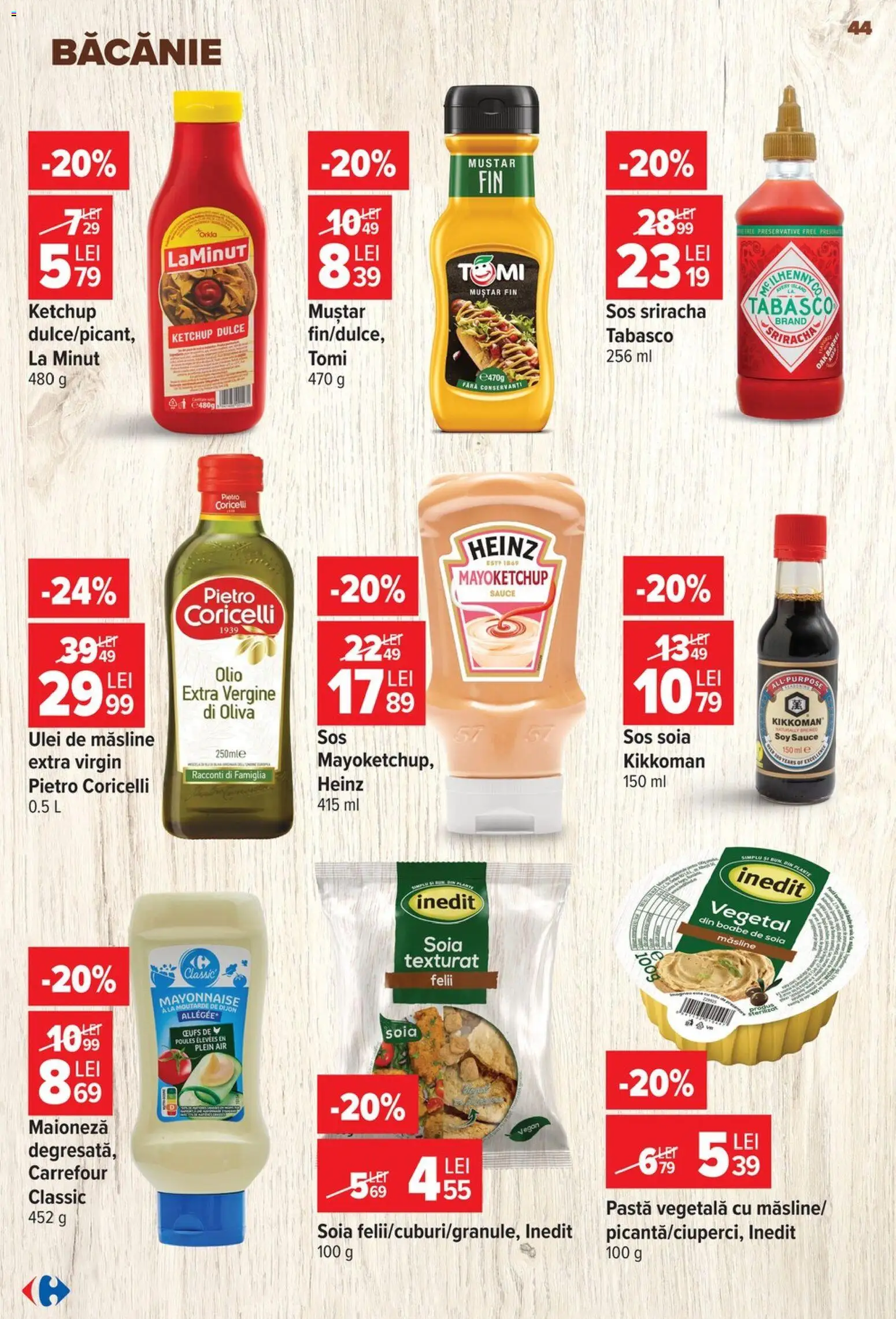 Catalog Carrefour 24 - 29 Iunie 2026 | Pagina 44 | Produse: Măsline, Ulei, Muștar, Sos
