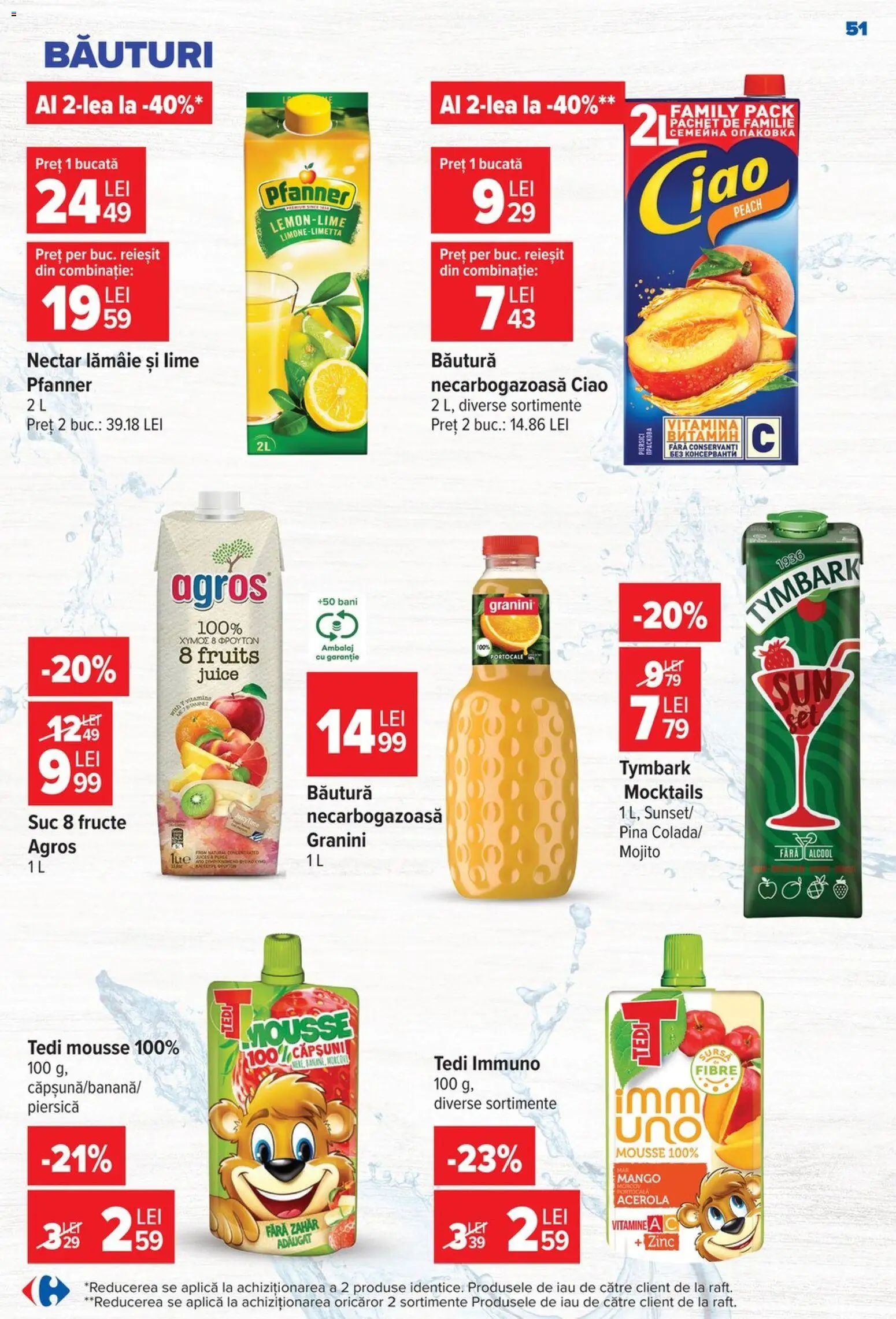 Catalog Carrefour 24 - 29 Iunie 2026 | Pagina 51 | Produse: Lime, Suc, Fructe, Lămâie