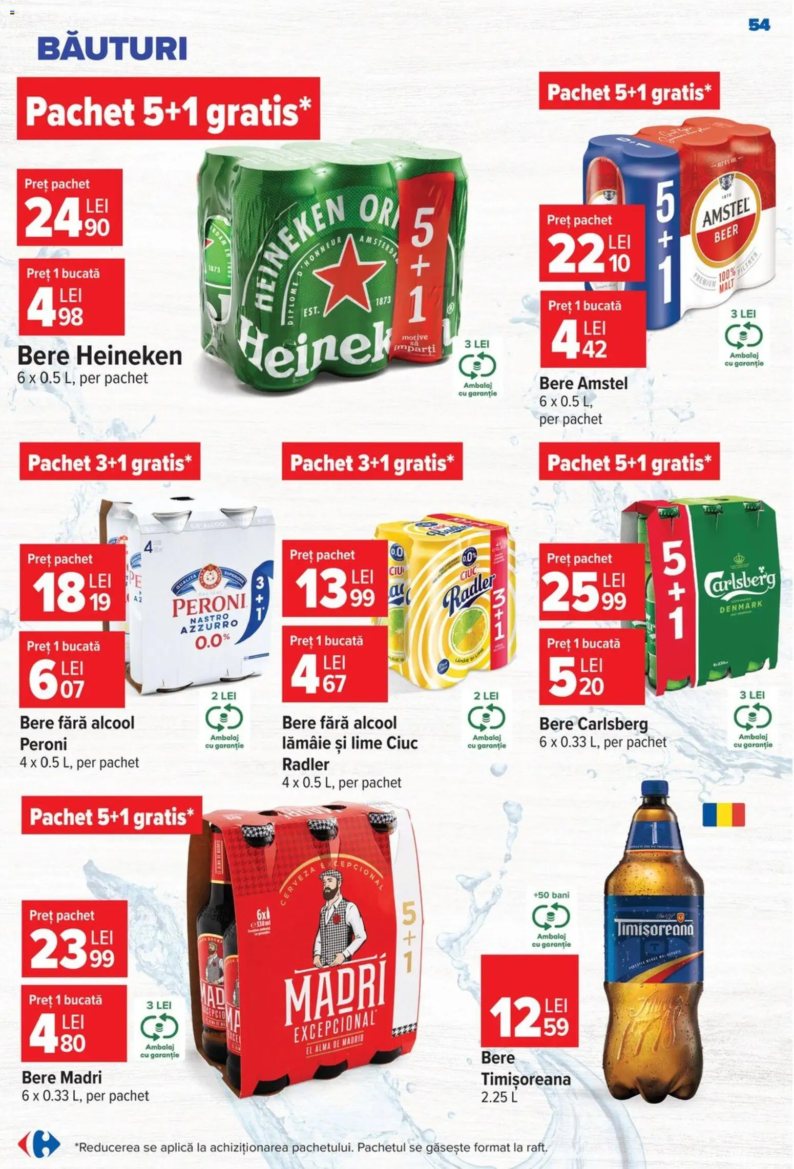 Catalog Carrefour 24 - 29 Iunie 2026 | Pagina 54 | Produse: Lime, Bere, Lămâie