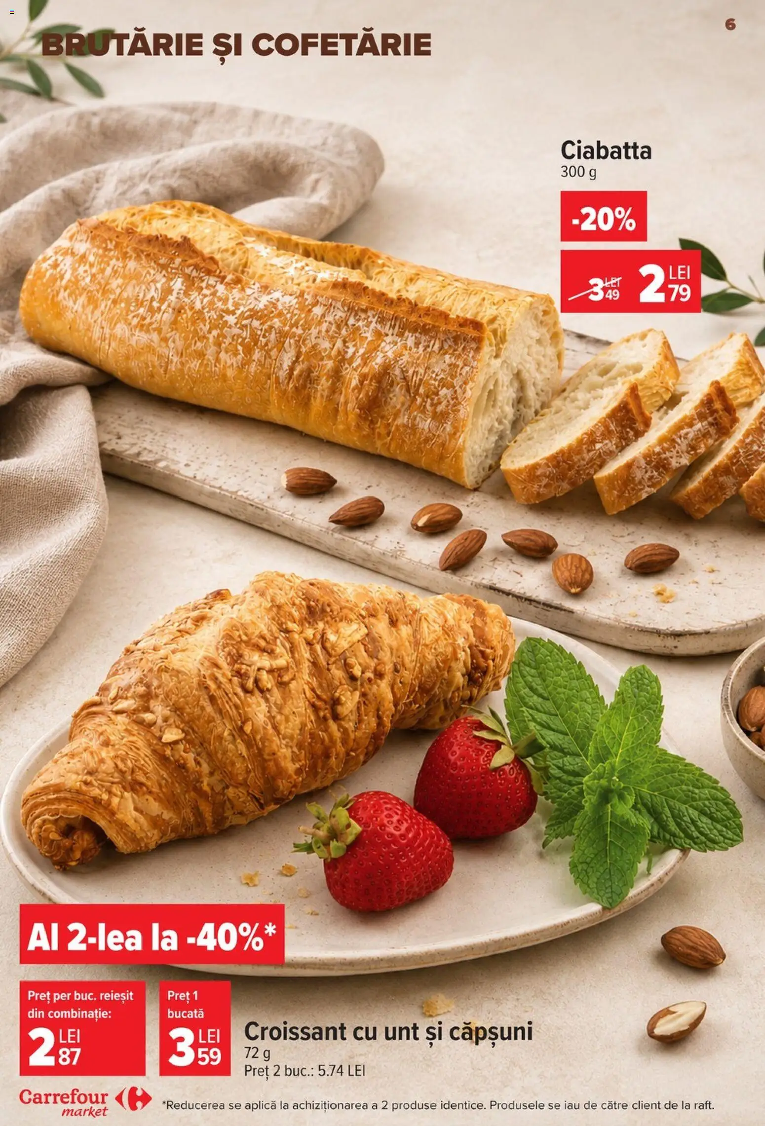 Catalog Carrefour 24 - 29 Iunie 2026 | Pagina 6 | Produse: Unt, Căpșuni