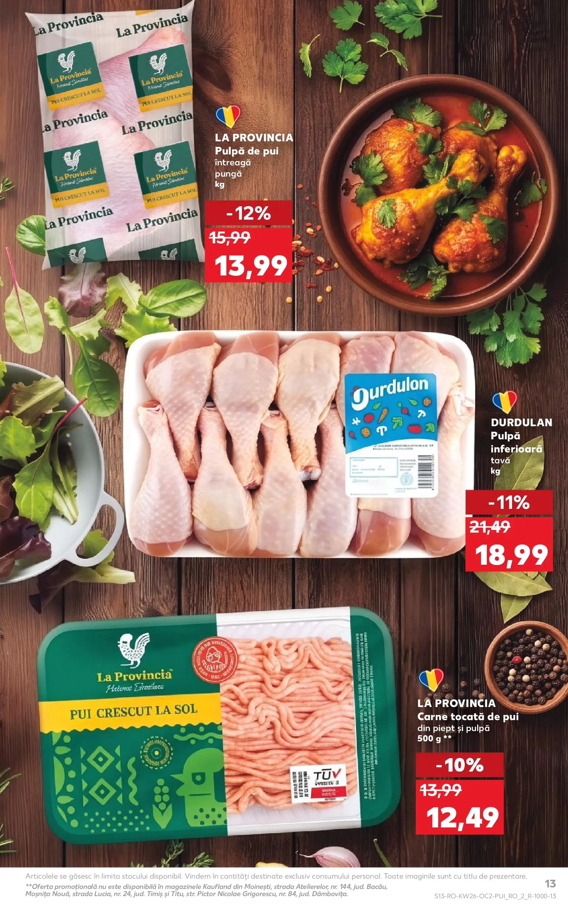 Catalog Kaufland 24 - 29 Iunie 2026 | Pagina 13 | Produse: Pungă, Hacıyatmaz Kedi Oyuncağı, Kedi Oyun Alanları, Carne tocată