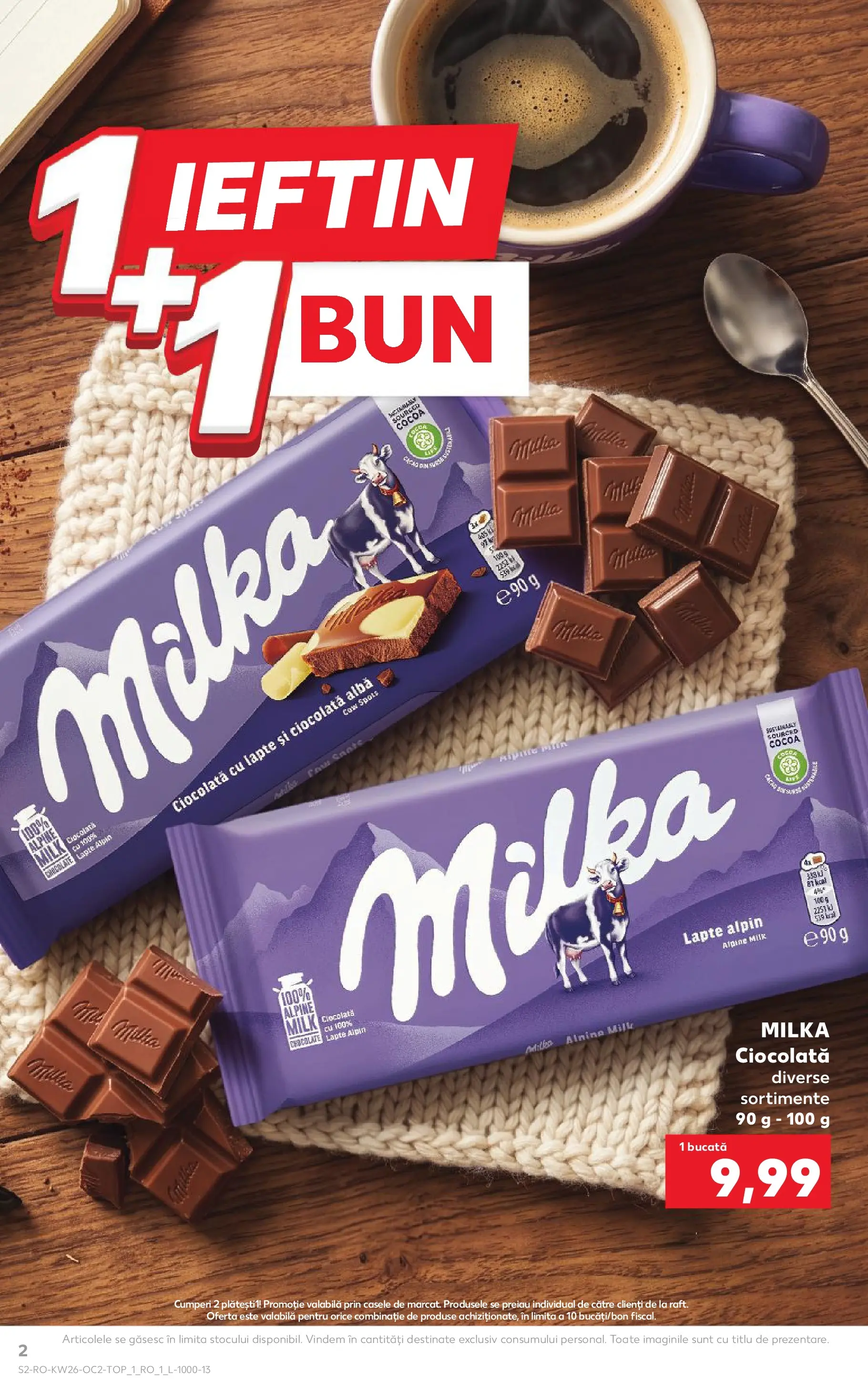 Catalog Kaufland 24 - 29 Iunie 2026 | Pagina 2 | Produse: Lapte, Ciocolată, Cacao