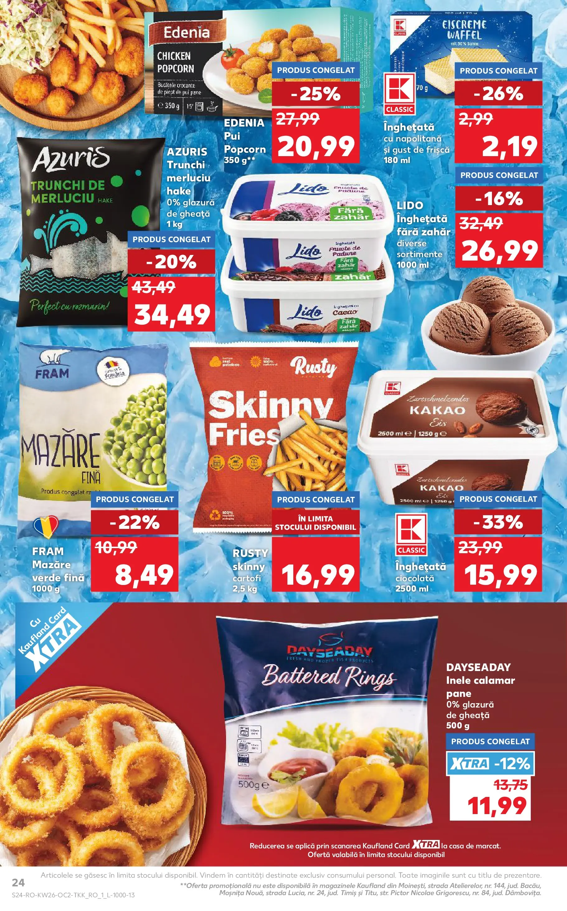 Catalog Kaufland 24 - 29 Iunie 2026 | Pagina 24 | Produse: Hacıyatmaz Kedi Oyuncağı, Frișcă, Cacao, Cartofi