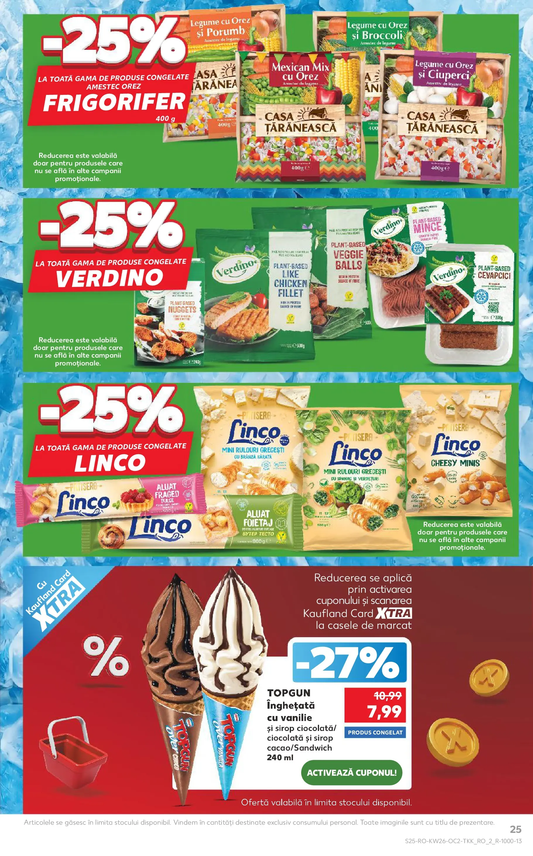 Catalog Kaufland 24 - 29 Iunie 2026 | Pagina 25 | Produse: Foietaj, Aluat, Ciuperci, Ciocolată