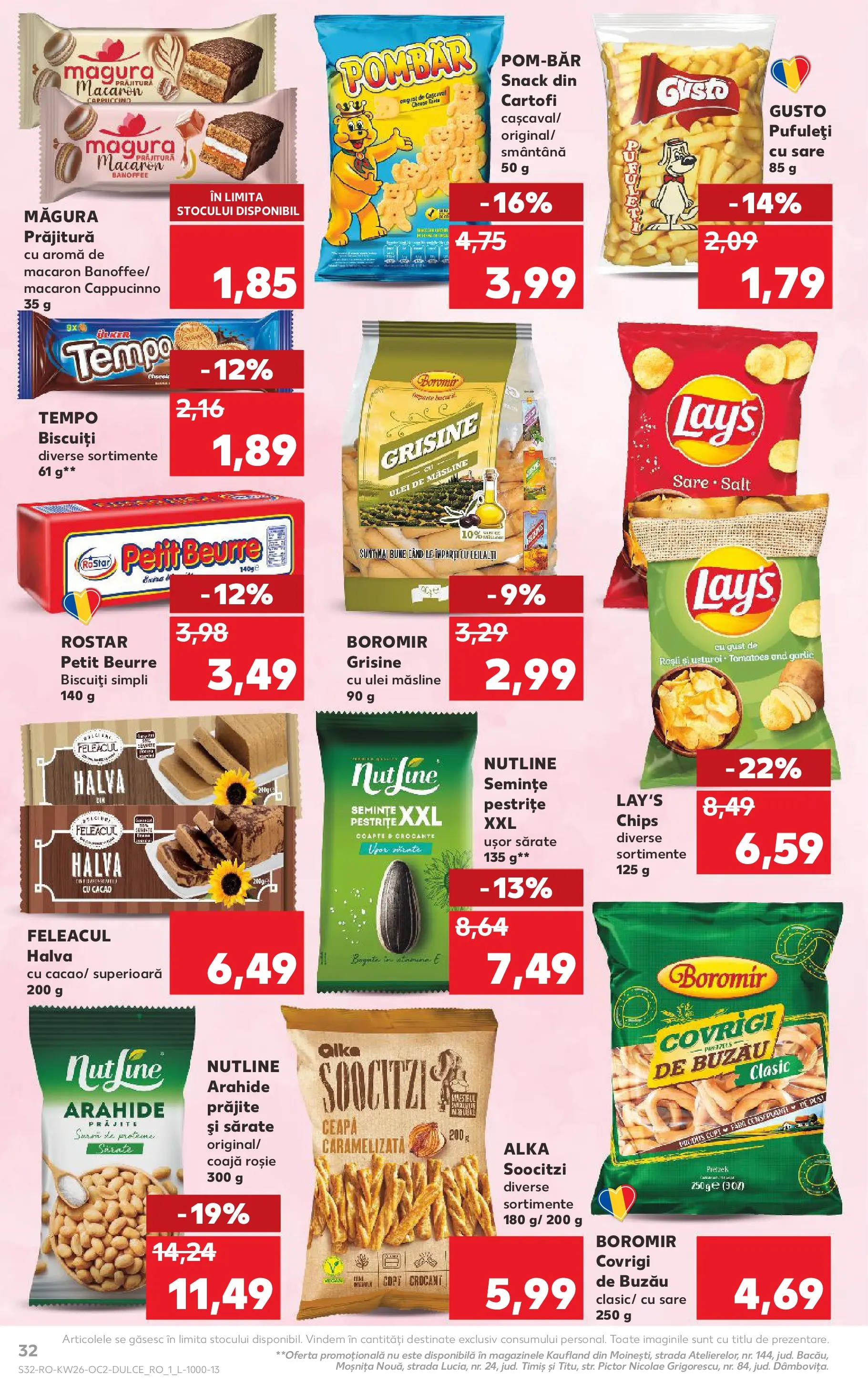 Catalog Kaufland 24 - 29 Iunie 2026 | Pagina 32 | Produse: Ulei, Cacao, Biscuiți, Cartofi