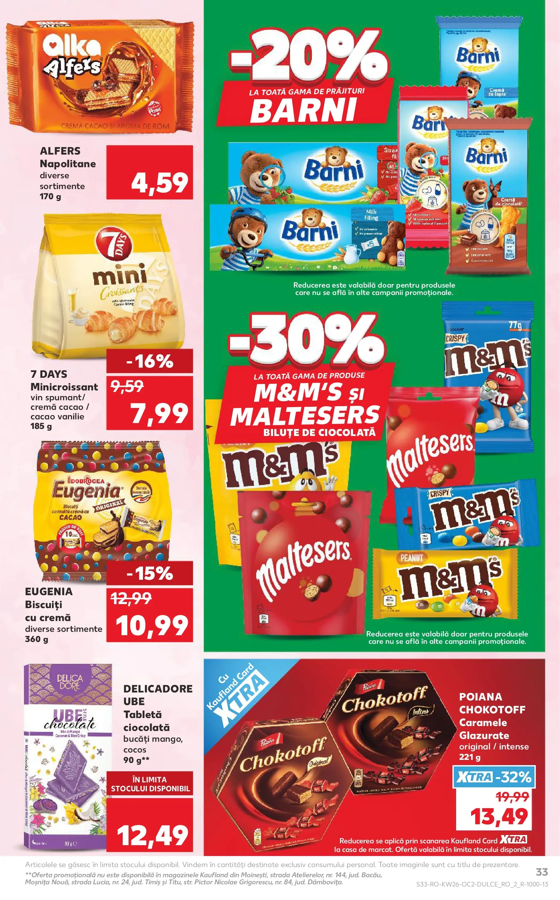 Catalog Kaufland 24 - 29 Iunie 2026 | Pagina 33 | Produse: Tabletă, Ciocolată, Vin, Cacao