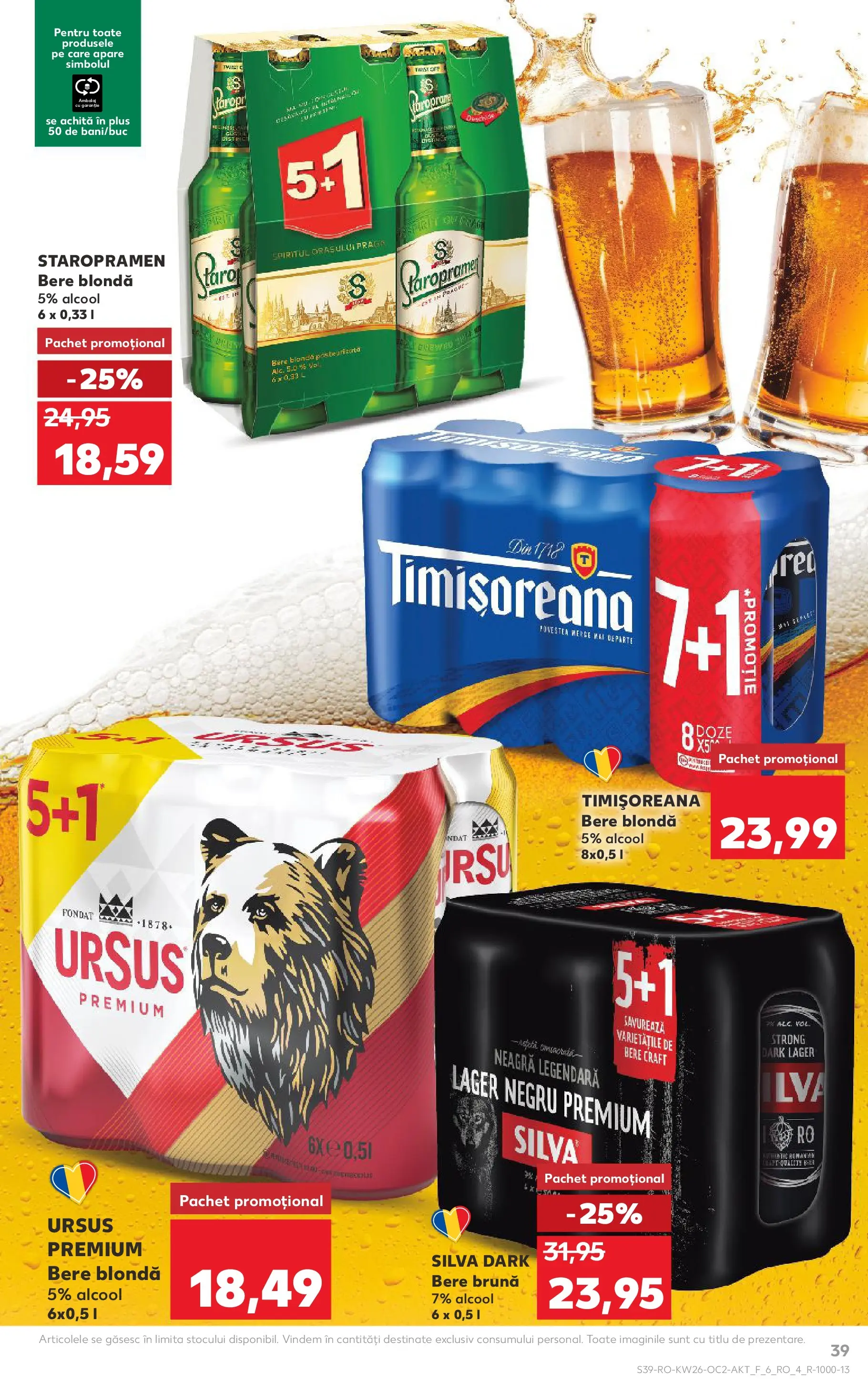 Catalog Kaufland 24 - 29 Iunie 2026 | Pagina 39 | Produse: Pară, Bere, Paste