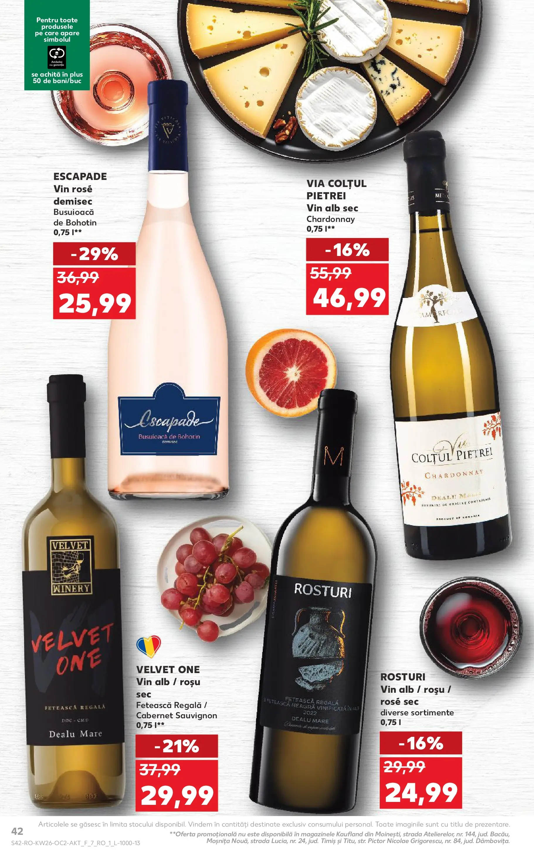 Catalog Kaufland 24 - 29 Iunie 2026 | Pagina 42 | Produse: Vin
