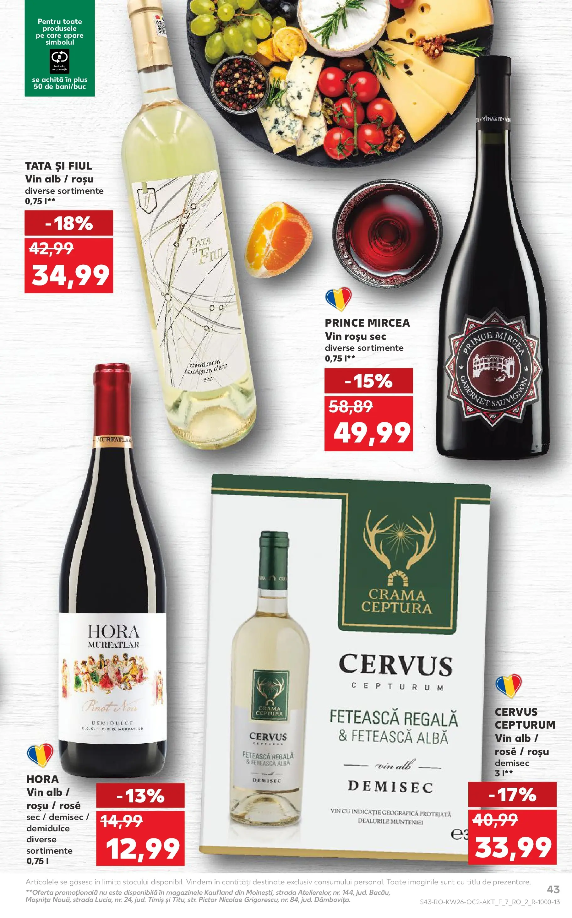 Catalog Kaufland 24 - 29 Iunie 2026 | Pagina 43 | Produse: Vin