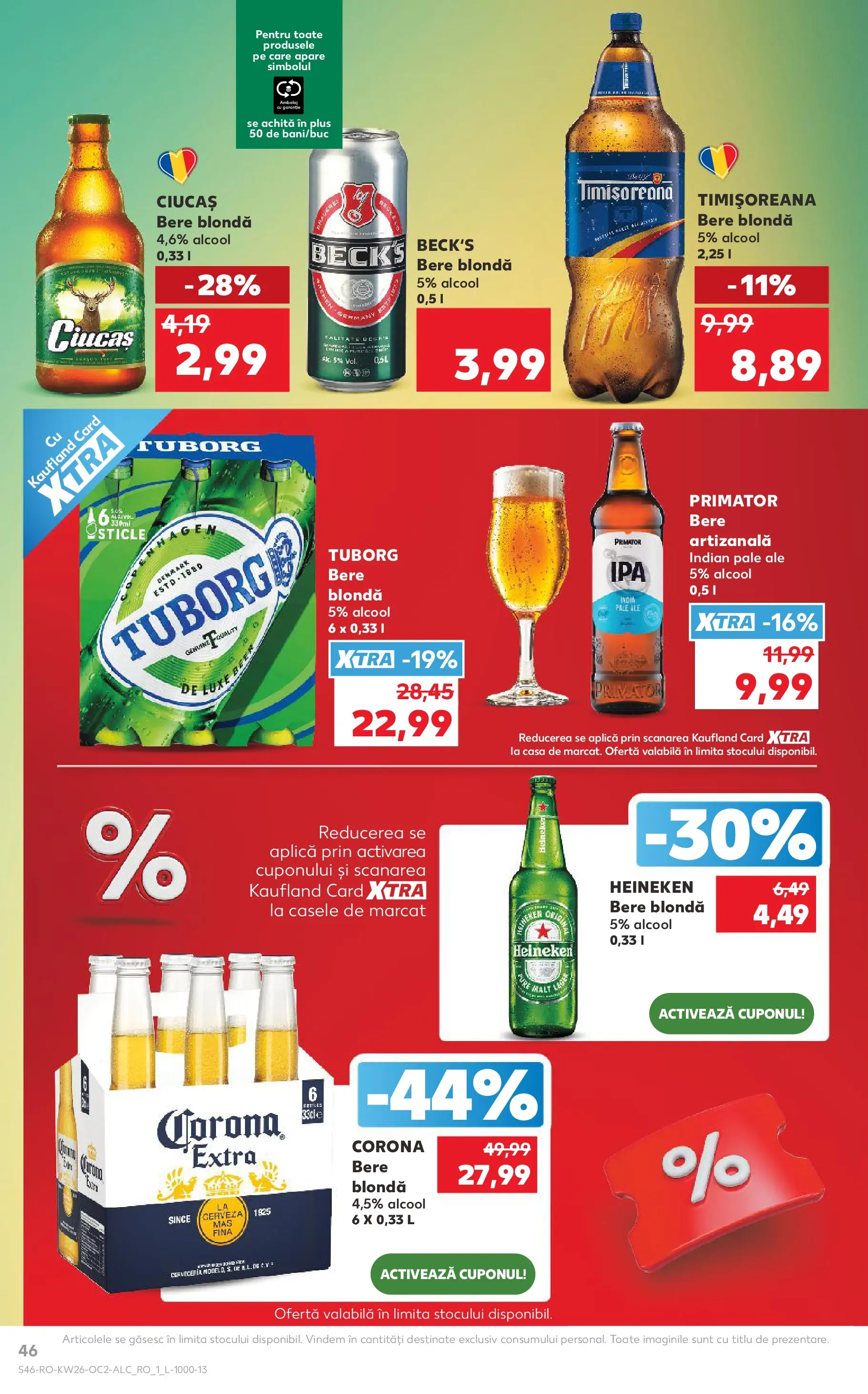 Catalog Kaufland 24 - 29 Iunie 2026 | Pagina 46 | Produse: Bere