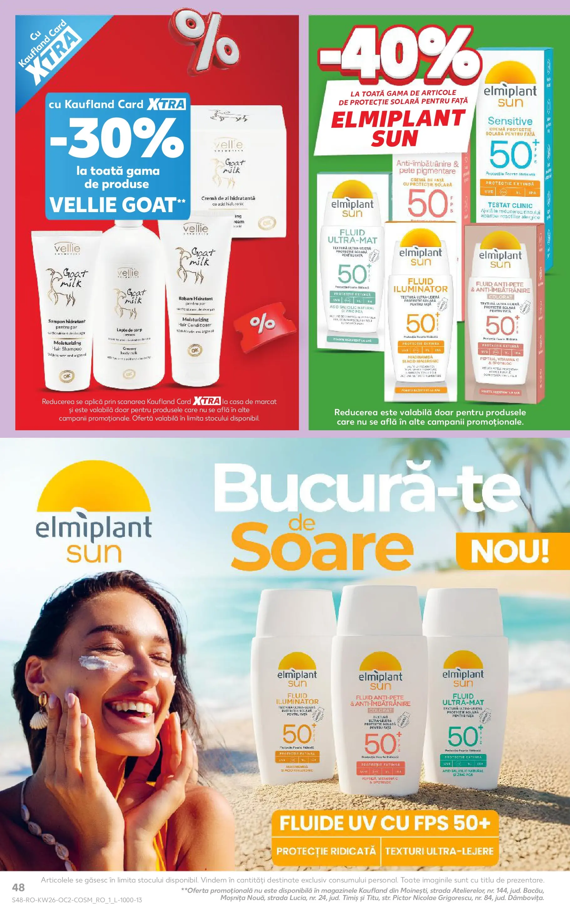 Catalog Kaufland 24 - 29 Iunie 2026 | Pagina 48 | Produse: Iluminator, Lapte, Cremă, Lapte de corp