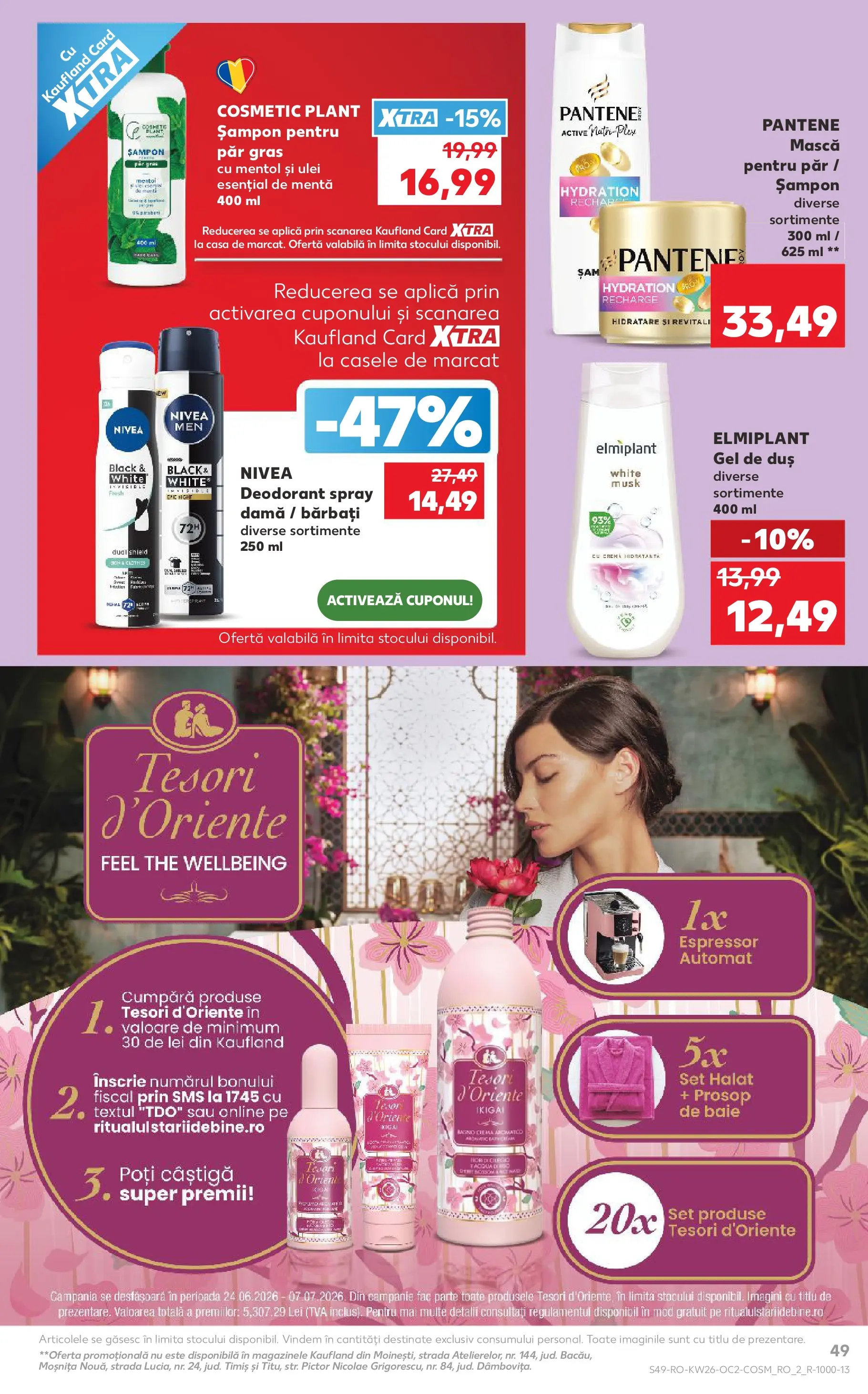 Catalog Kaufland 24 - 29 Iunie 2026 | Pagina 49 | Produse: Espressor, Duș, Gel de duș, Deodorant