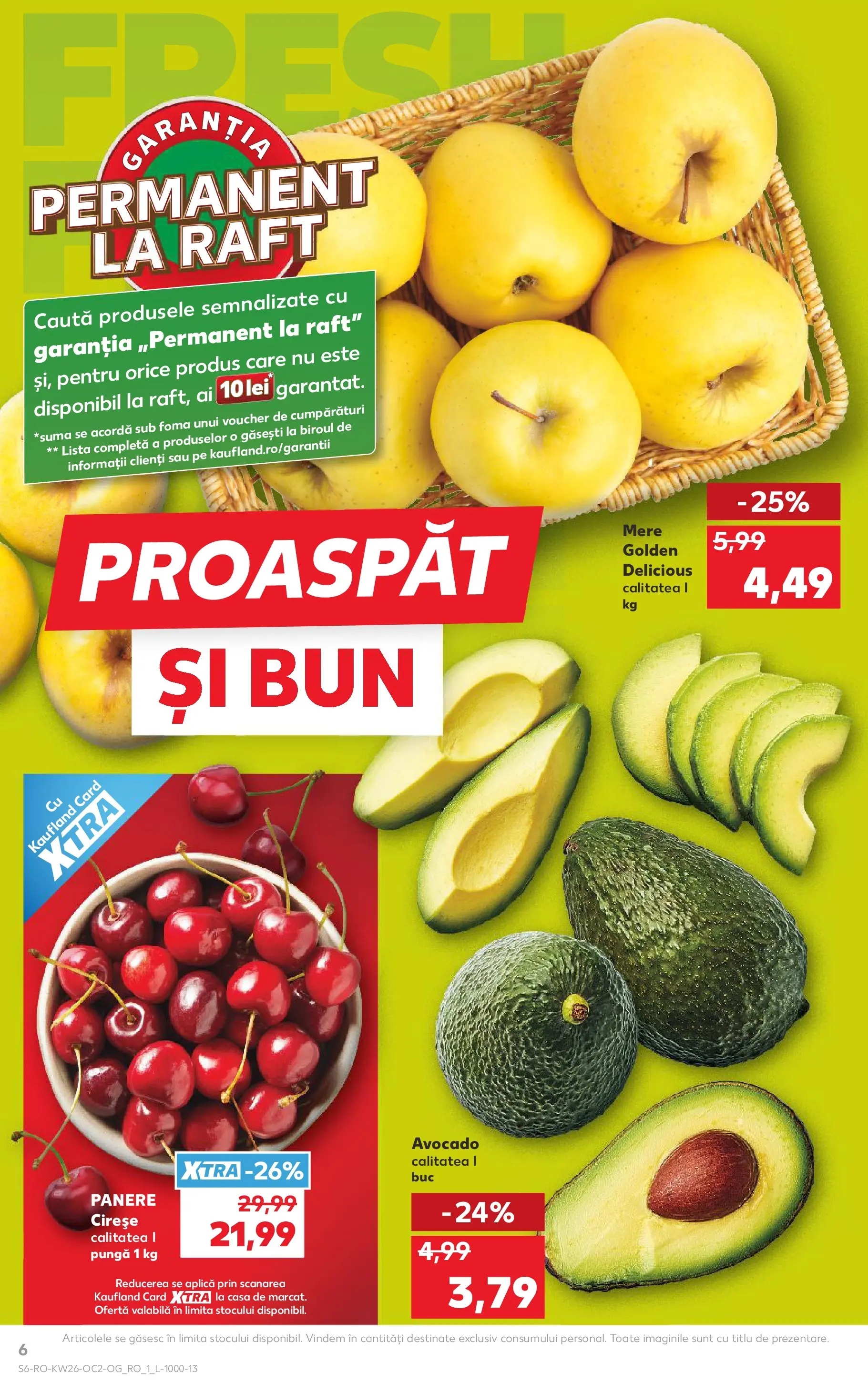 Catalog Kaufland 24 - 29 Iunie 2026 | Pagina 6 | Produse: Pungă, Mere, Cireșe, Avocado