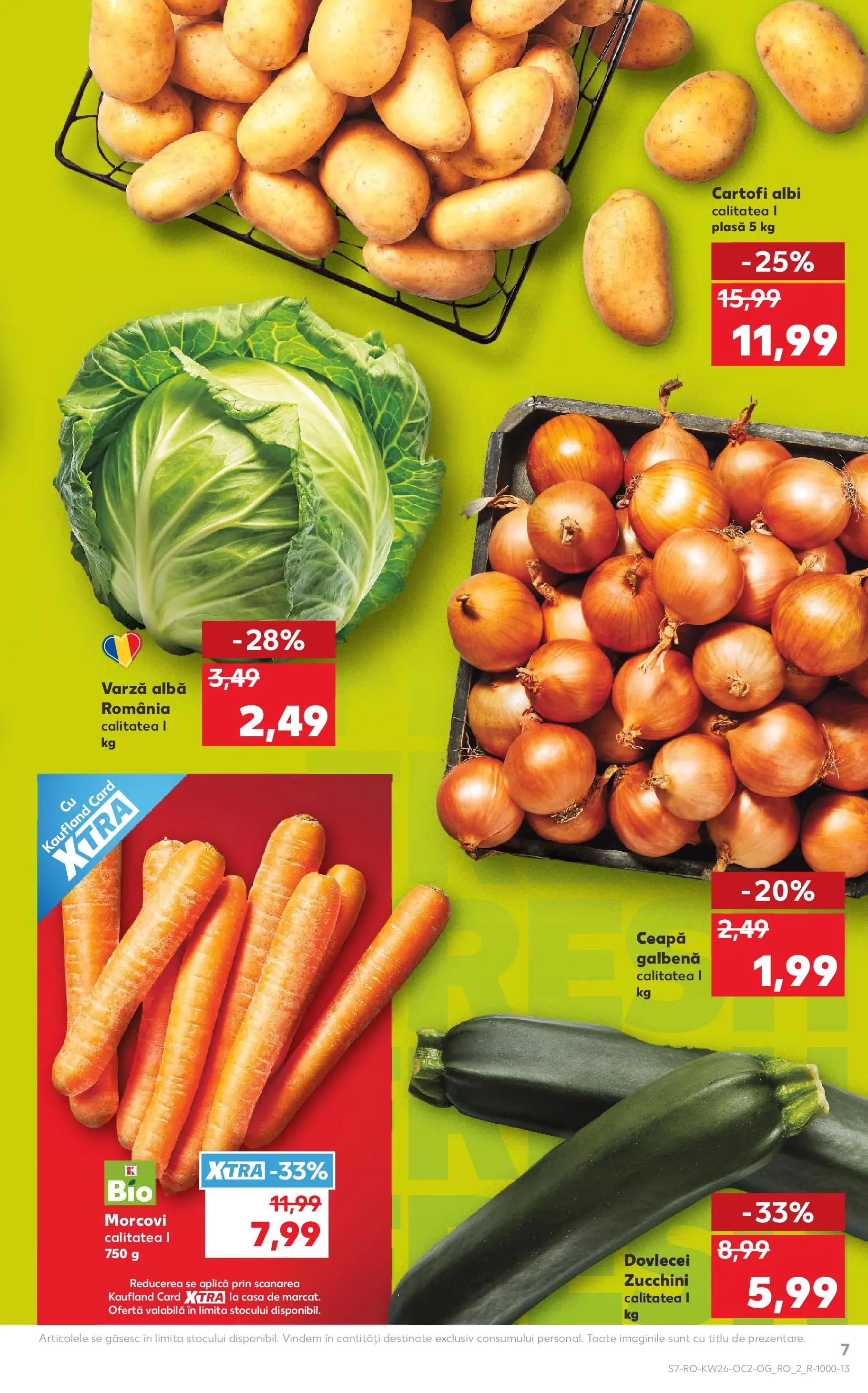 Catalog Kaufland 24 - 29 Iunie 2026 | Pagina 7 | Produse: Şerit ödül, Ceapă galbenă, Morcovi, Ceapă