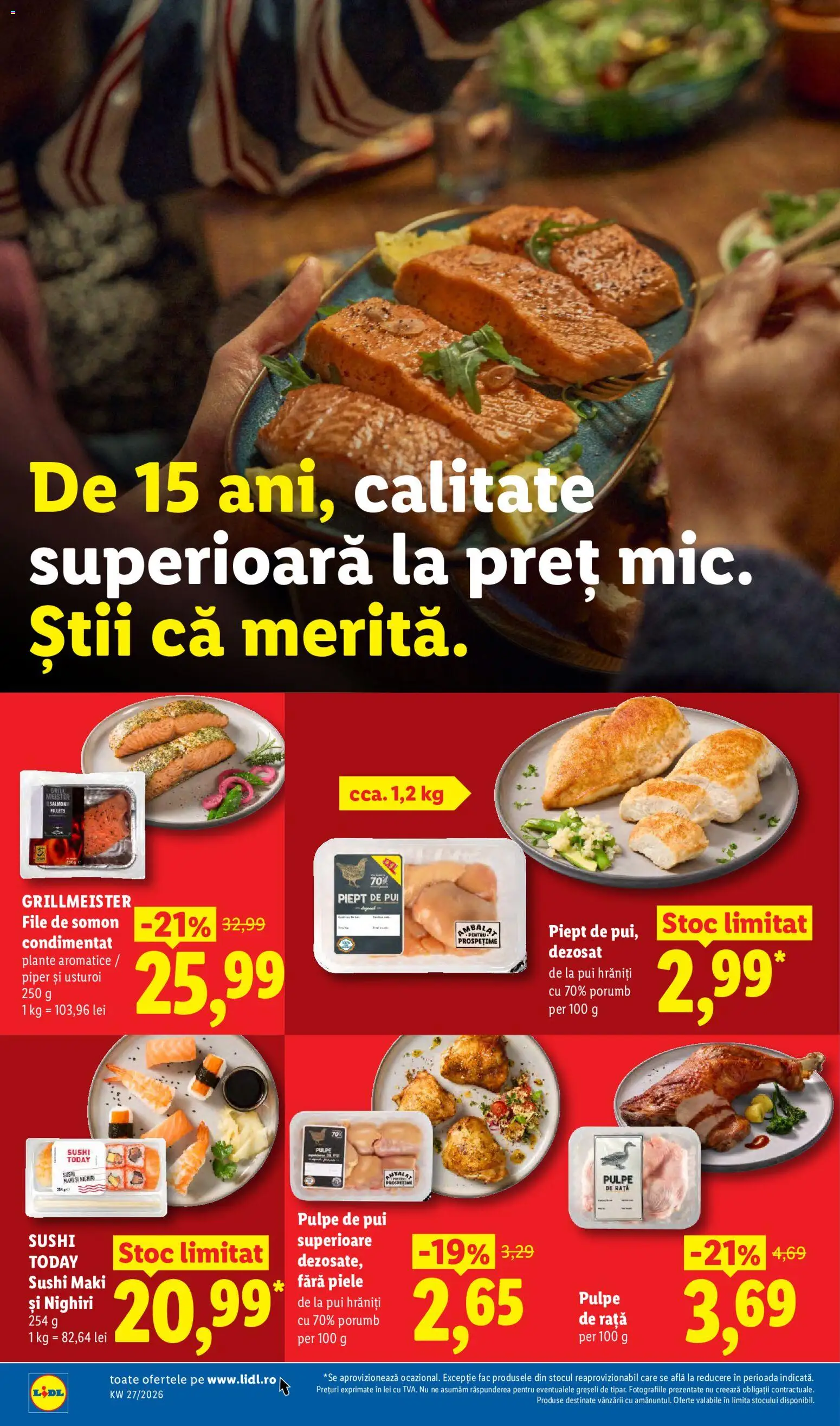 Catalog LIDL 29 Iunie - 4 Iulie 2026 | Pagina 10 | Produse: Sushi, Rață, Porumb, Usturoi