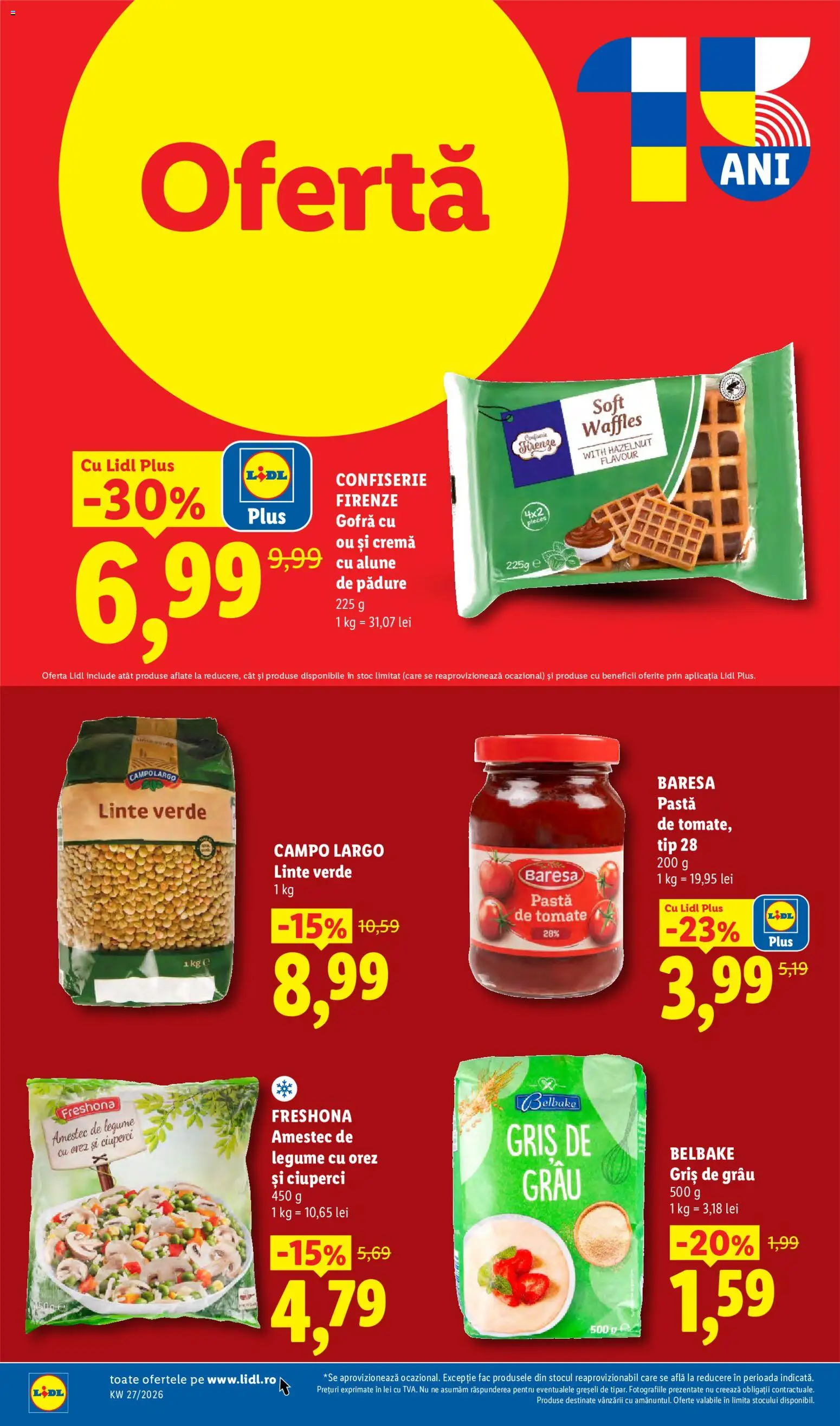 Catalog LIDL 29 Iunie - 4 Iulie 2026 | Pagina 12 | Produse: Alune, Cremă, Orez, Paste