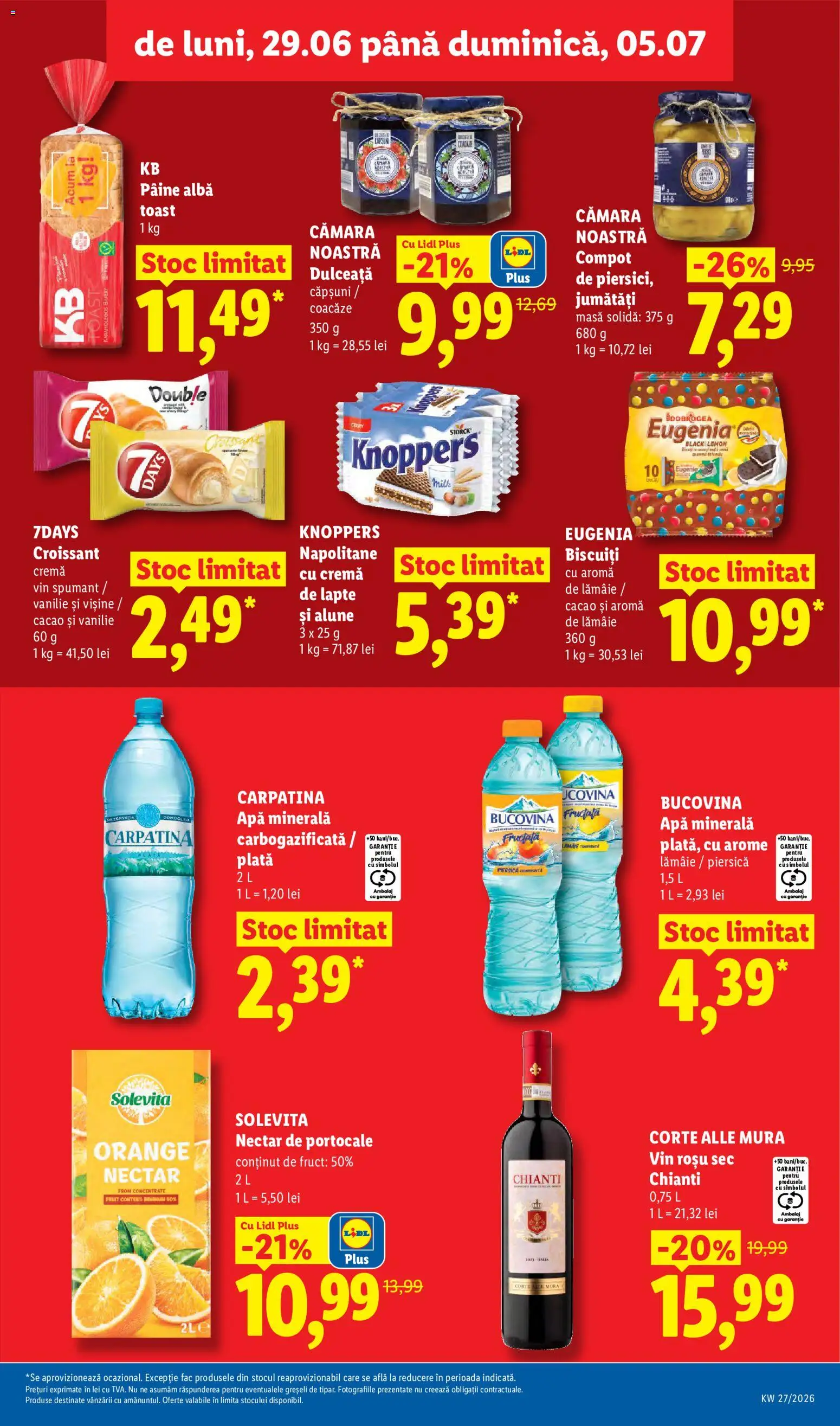 Catalog LIDL 29 Iunie - 4 Iulie 2026 | Pagina 13 | Produse: Yazı tahtası kalemi, Masă, Vin, Lămâie