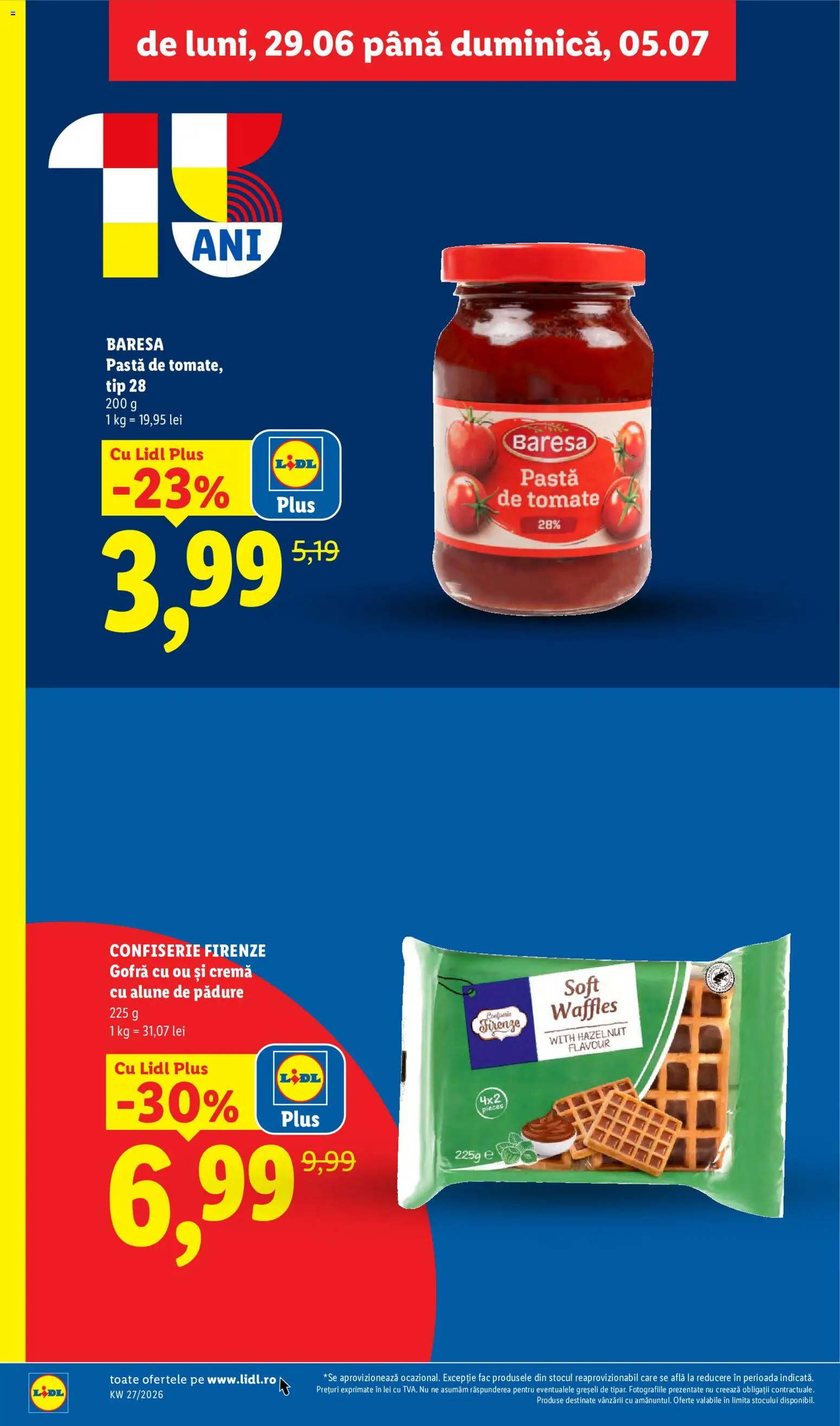 Catalog LIDL 29 Iunie - 4 Iulie 2026 | Pagina 2 | Produse: Alune, Cremă, Paste