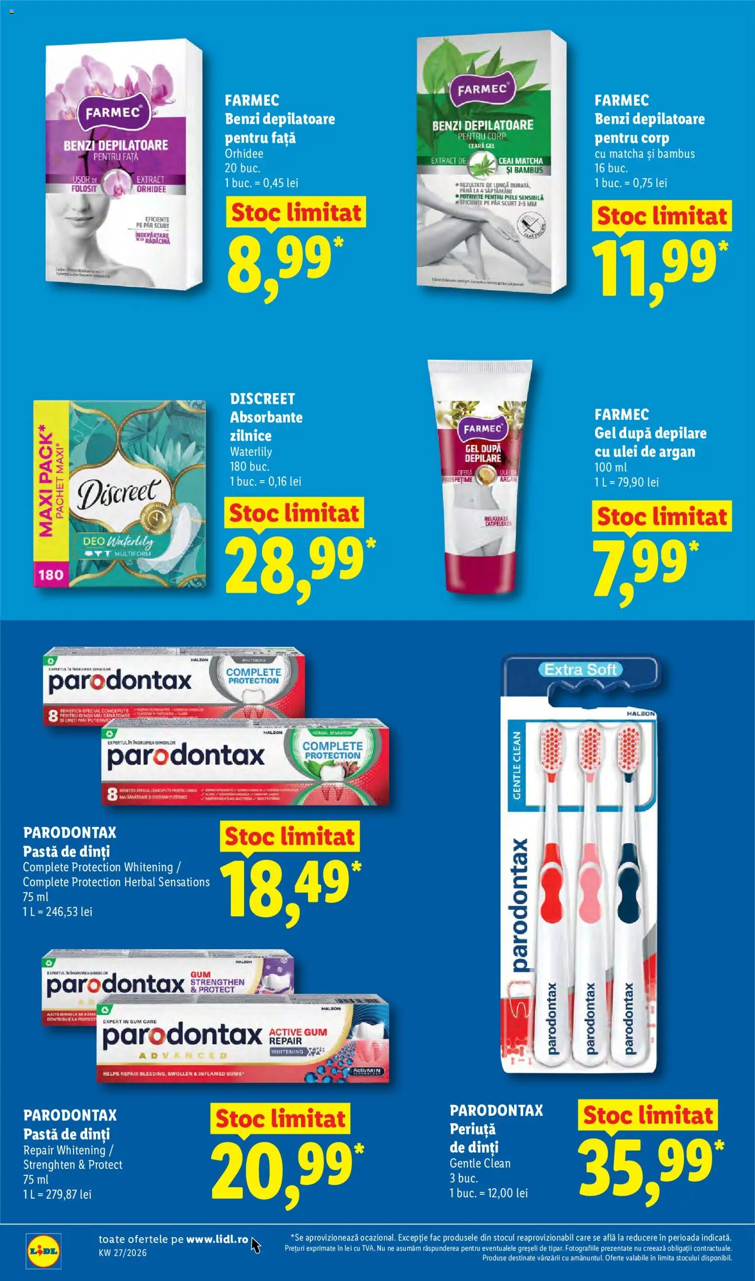 Catalog LIDL 29 Iunie - 4 Iulie 2026 | Pagina 22 | Produse: Orhidee, Periuță de dinți, Ceai, Absorbante