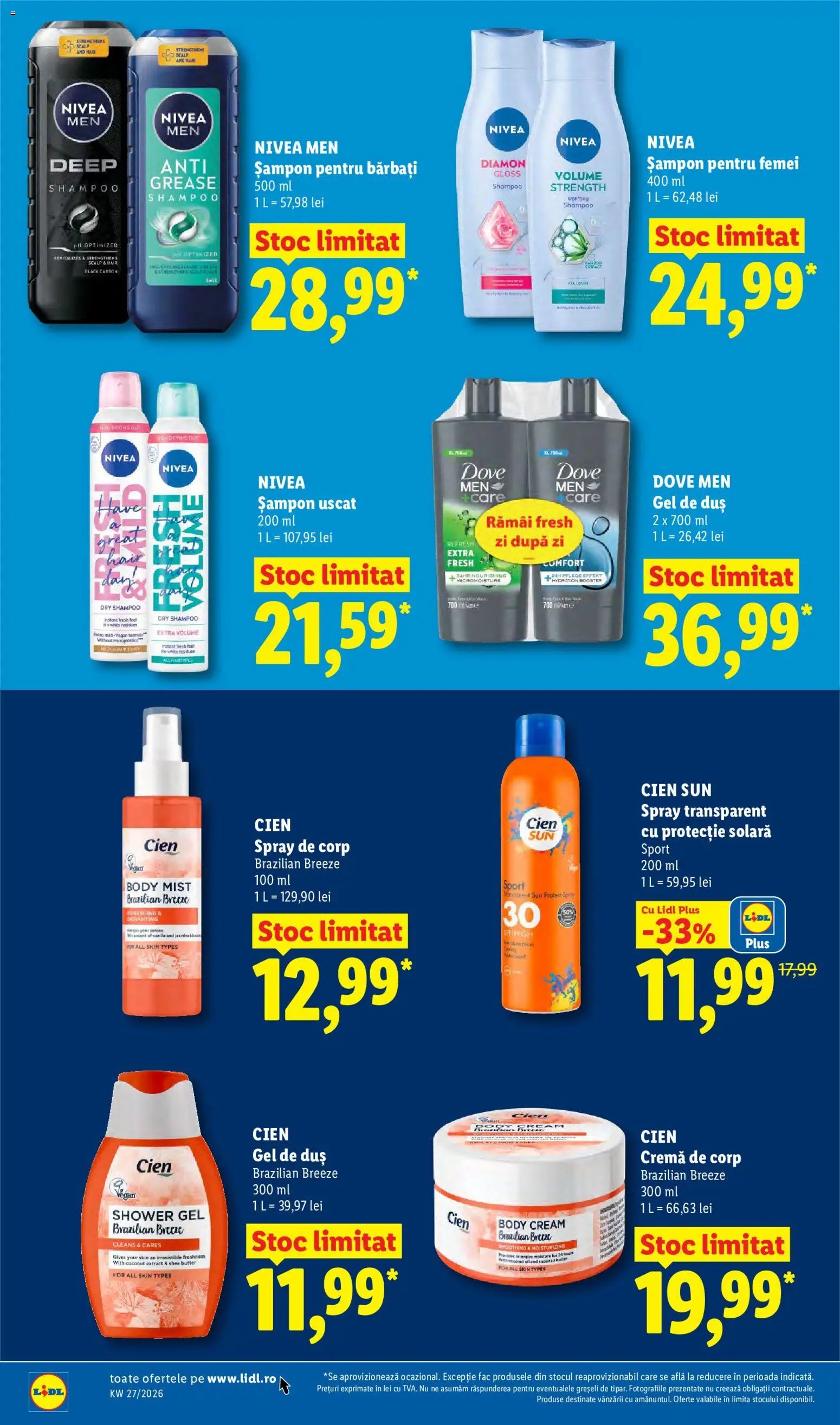 Catalog LIDL 29 Iunie - 4 Iulie 2026 | Pagina 24 | Produse: Body, Duș, Gel de duș, Șampon uscat