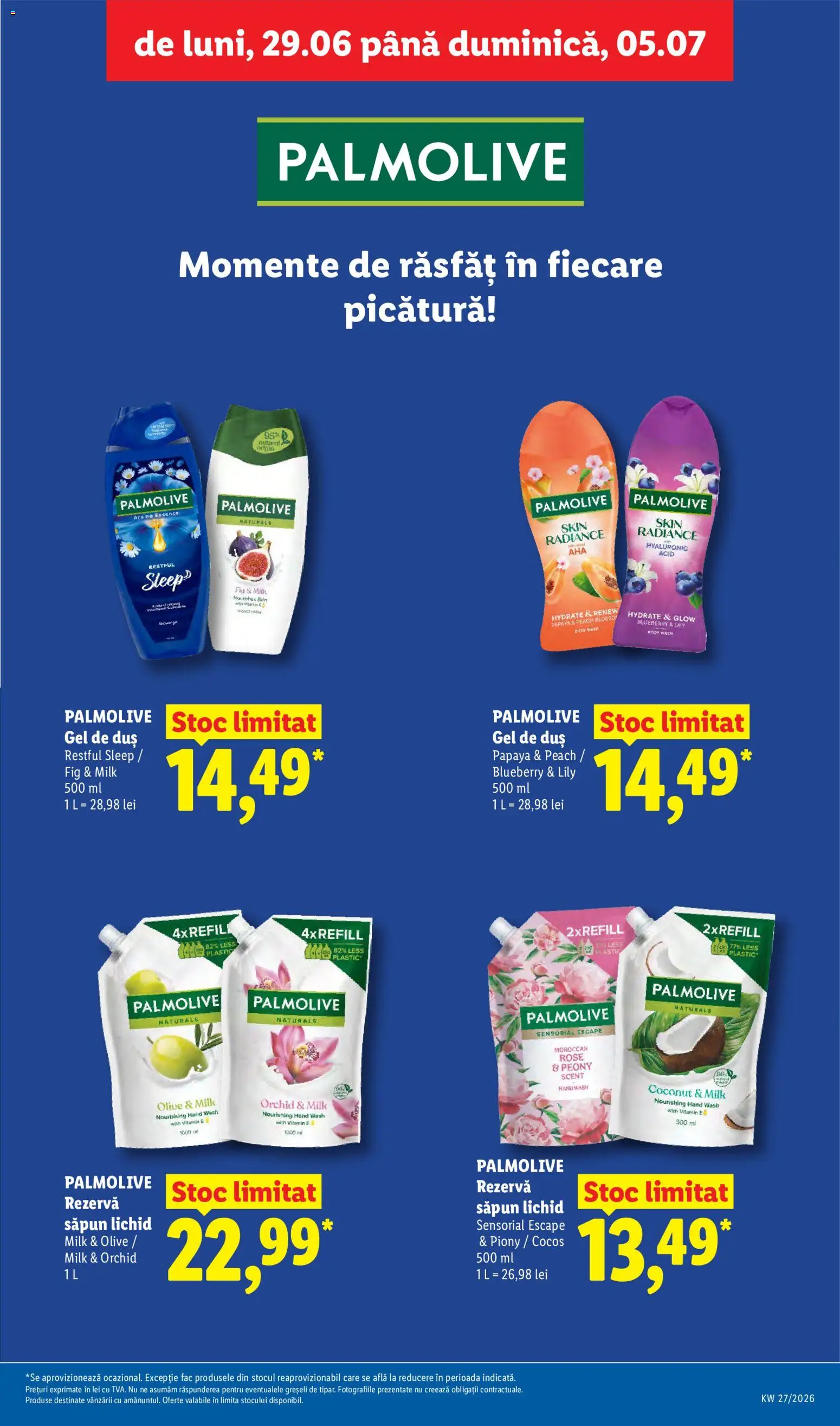 Catalog LIDL 29 Iunie - 4 Iulie 2026 | Pagina 25 | Produse: Body, Duș, Săpun lichid, Boncuklu Oyuncakları