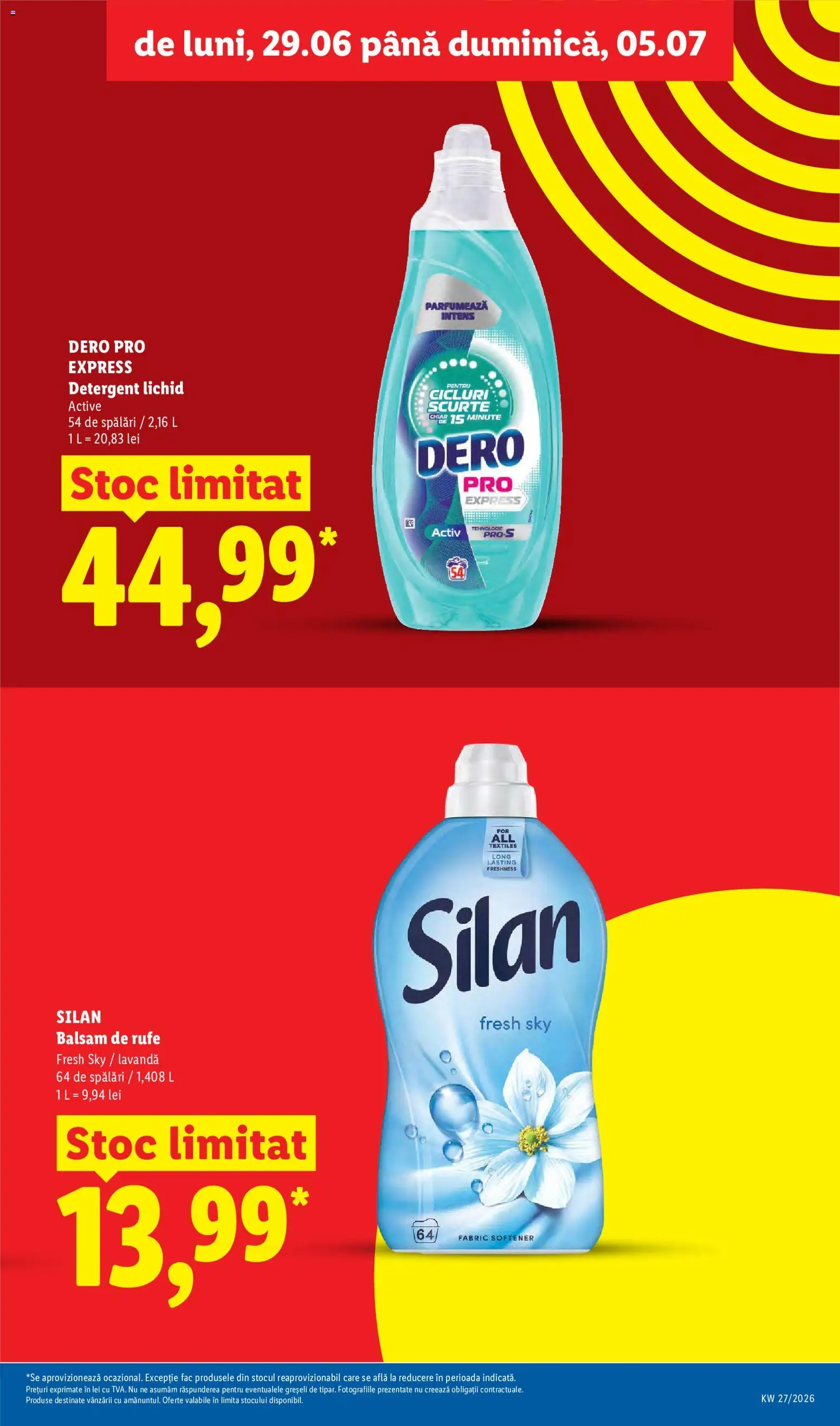 Catalog LIDL 29 Iunie - 4 Iulie 2026 | Pagina 27 | Produse: Balsam, Detergent, Balsam de rufe