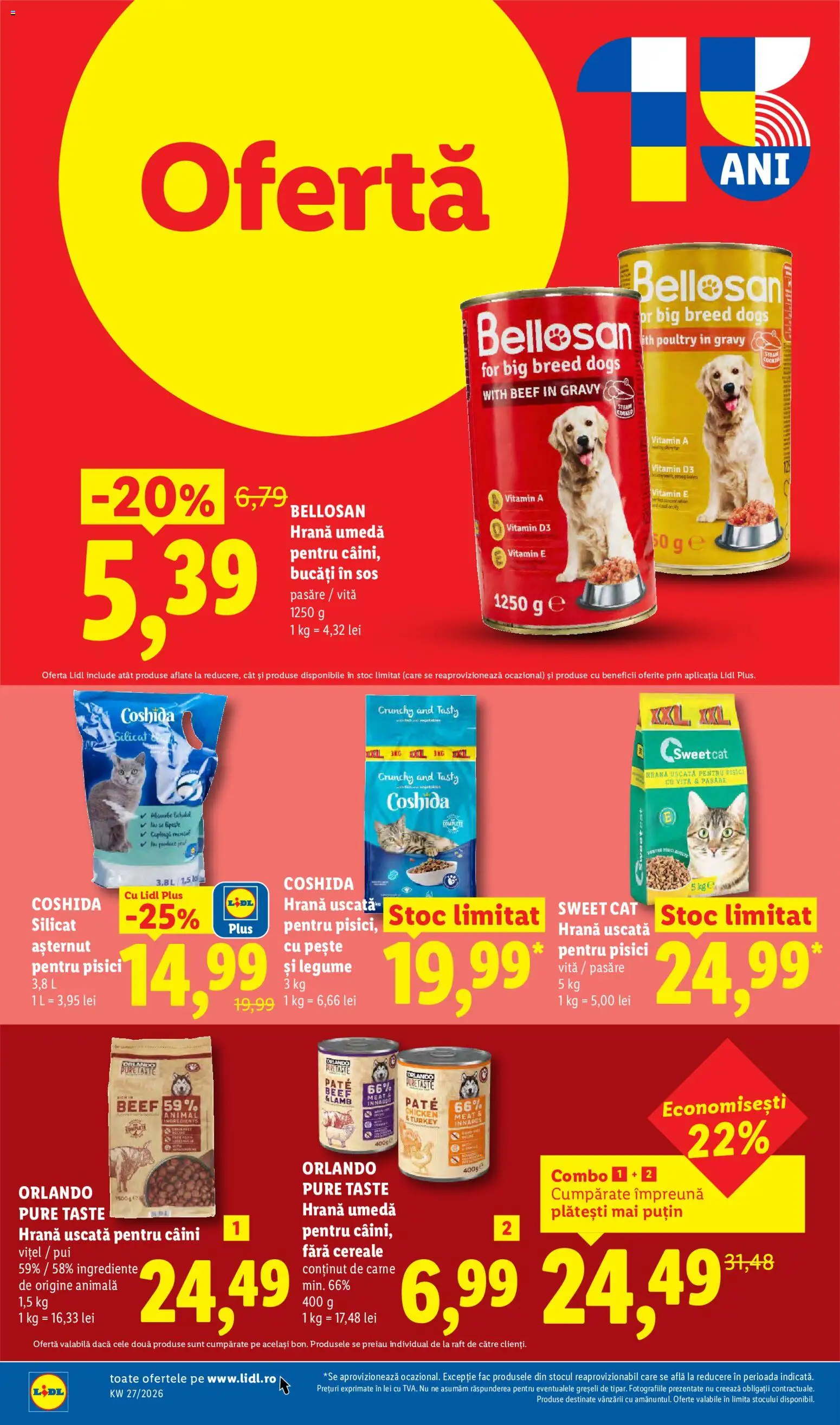 Catalog LIDL 29 Iunie - 4 Iulie 2026 | Pagina 28 | Produse: Raft, Hacıyatmaz Kedi Oyuncağı, Legume, Sos