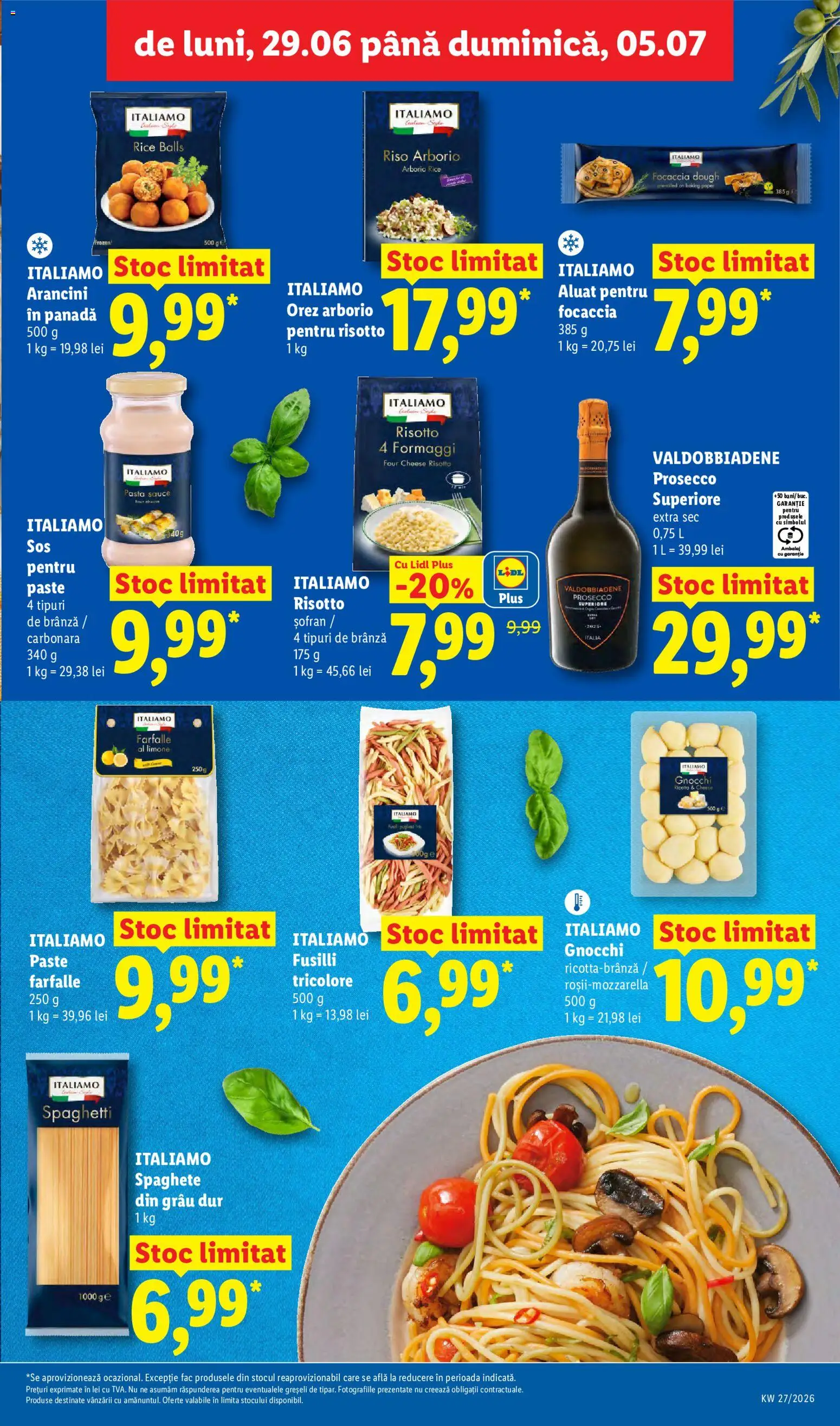 Catalog LIDL 29 Iunie - 4 Iulie 2026 | Pagina 33 | Produse: Aluat, Brânză, Orez, Sos