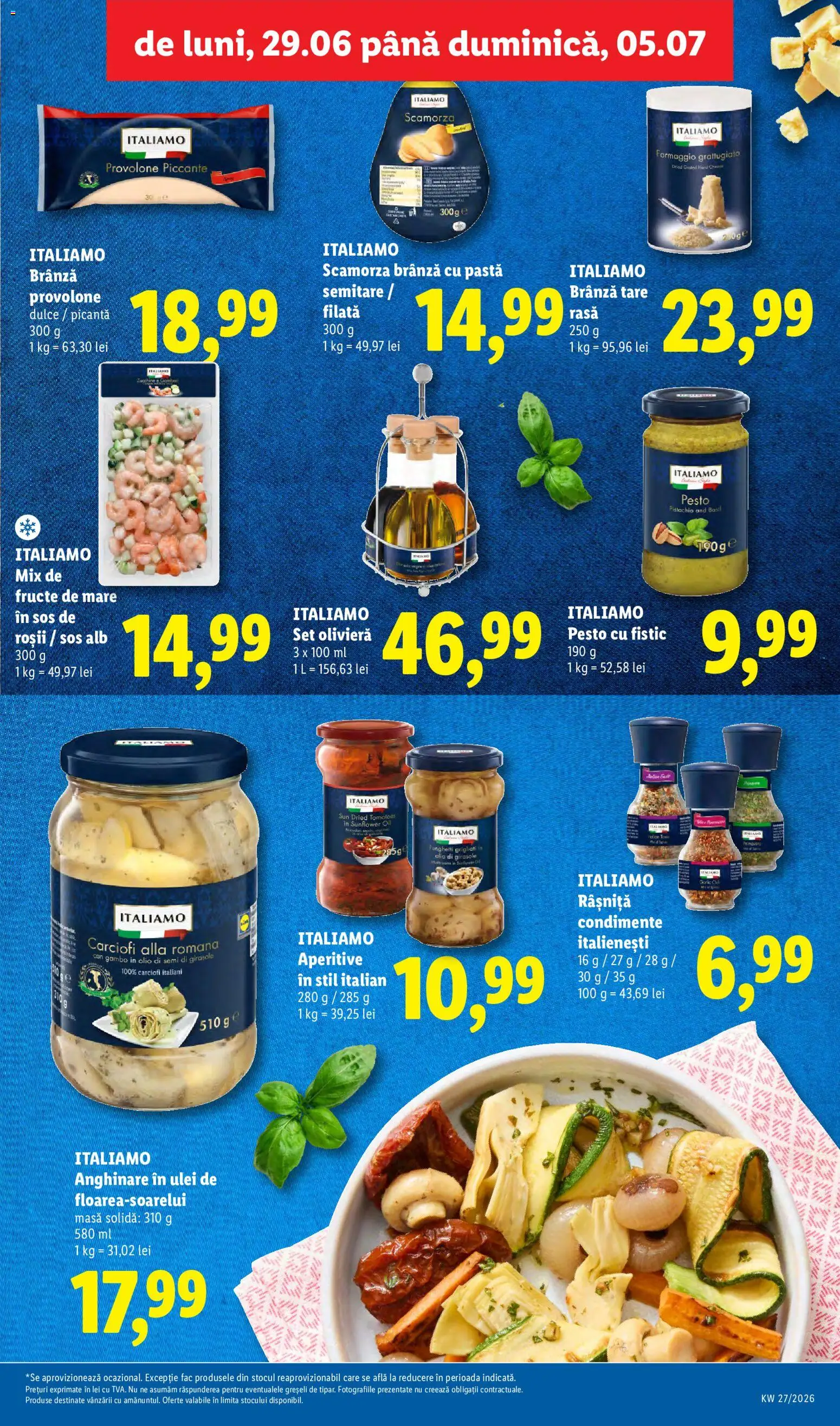 Catalog LIDL 29 Iunie - 4 Iulie 2026 | Pagina 35 | Produse: Brokoli, Brânză, Ulei, Condimente
