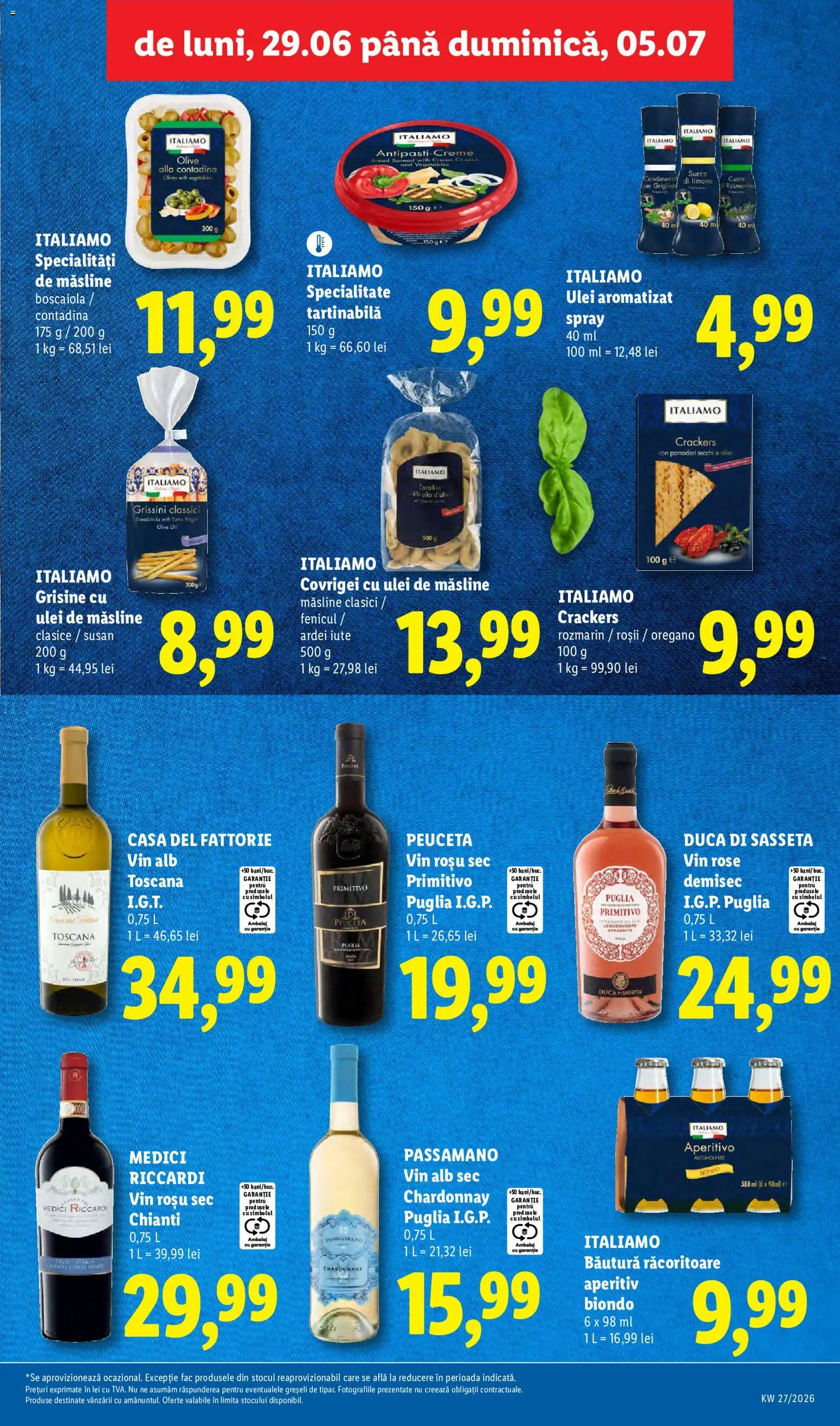 Catalog LIDL 29 Iunie - 4 Iulie 2026 | Pagina 37 | Produse: Ardei iute, Covrigei, Vin, Kanca