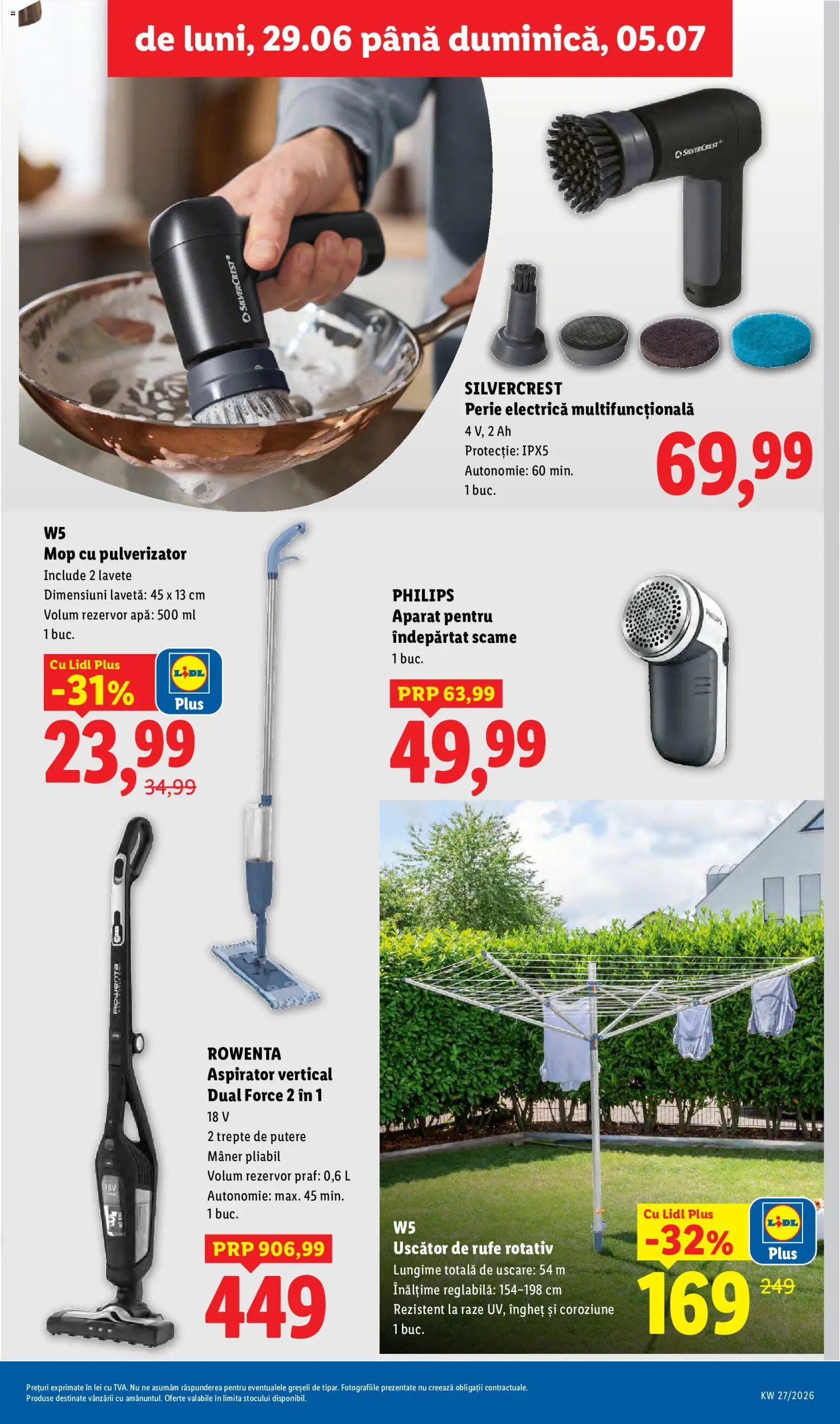 Catalog LIDL 29 Iunie - 4 Iulie 2026 | Pagina 47 | Produse: Enginar, Mop, Perie, Lavete