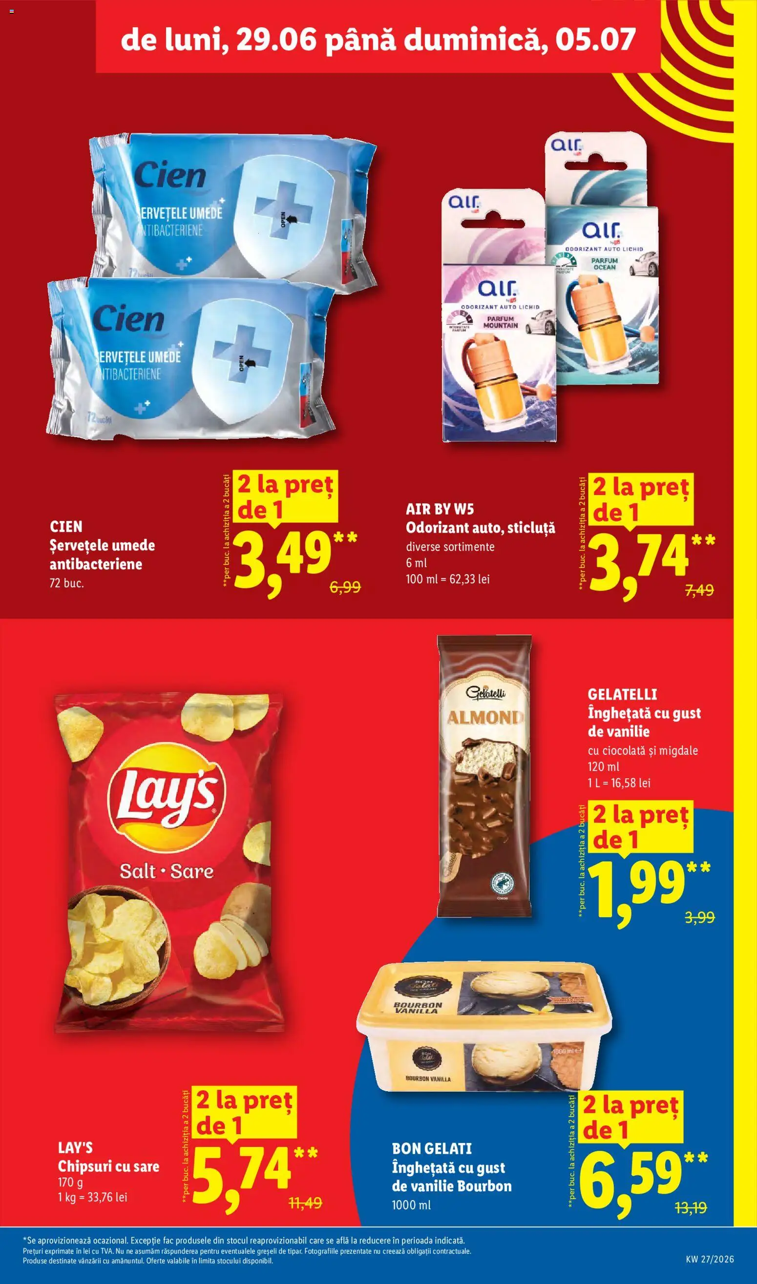 Catalog LIDL 29 Iunie - 4 Iulie 2026 | Pagina 5 | Produse: Bourbon, Chipsuri, Șervețele umede, Sare