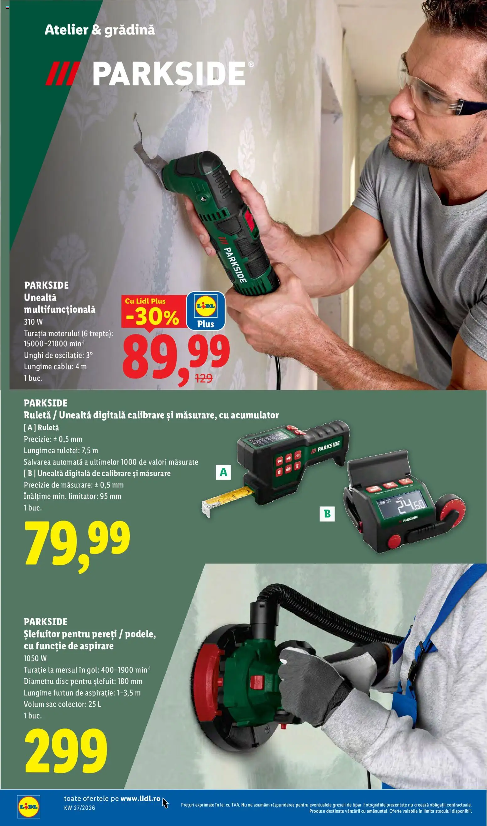 Catalog LIDL 29 Iunie - 4 Iulie 2026 | Pagina 52 | Produse: Arap sabunu, Cablu, Disc, Șlefuitor pentru pereți