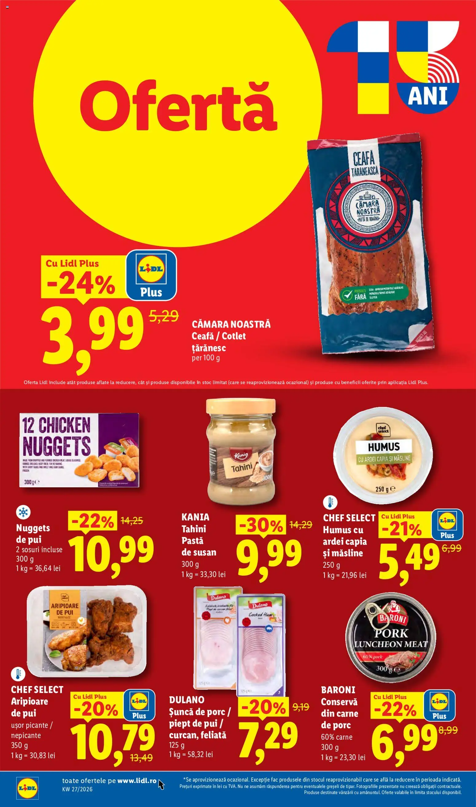 Catalog LIDL 29 Iunie - 4 Iulie 2026 | Pagina 64 | Produse: Măsline, Konuşturucu Kuş Yemleri, Paste, Humus