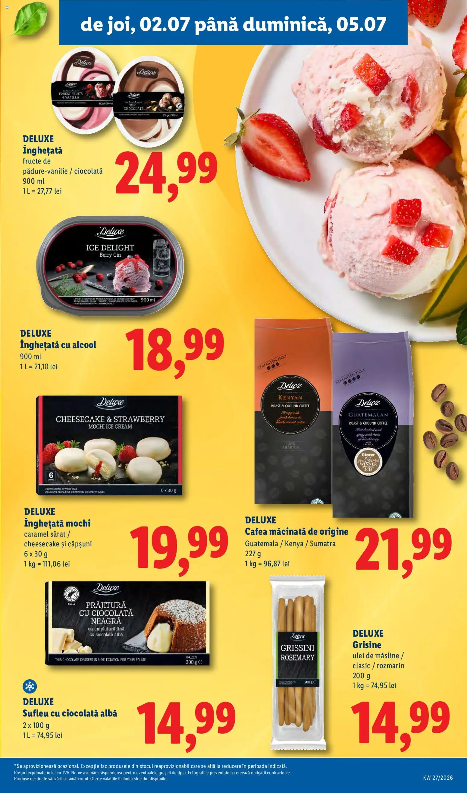 Catalog LIDL 29 Iunie - 4 Iulie 2026 | Pagina 71 | Produse: Măsline, Ulei, Căpșuni, Înghețată
