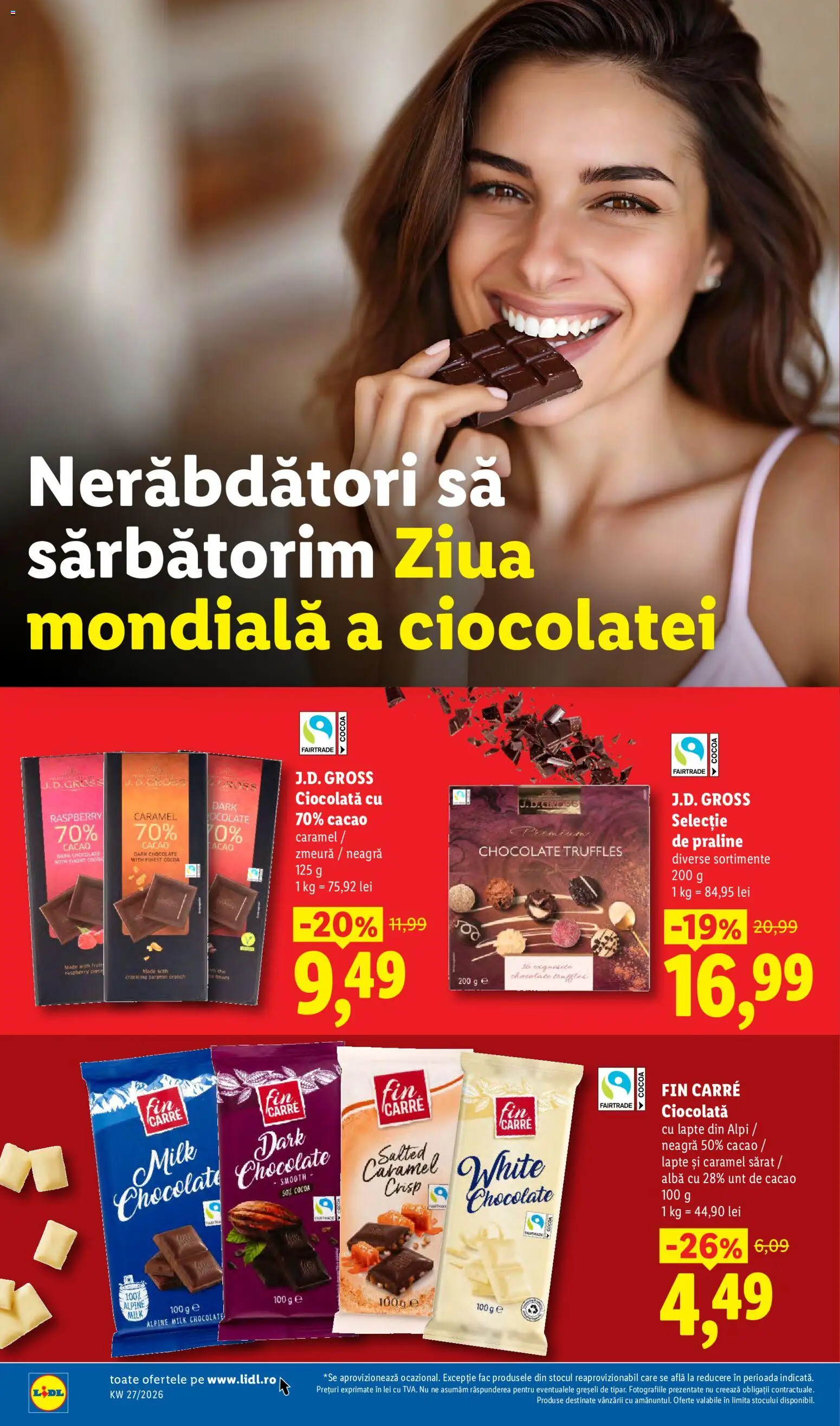 Catalog LIDL 29 Iunie - 4 Iulie 2026 | Pagina 78 | Produse: Zmeură, Lapte, Unt, Cacao