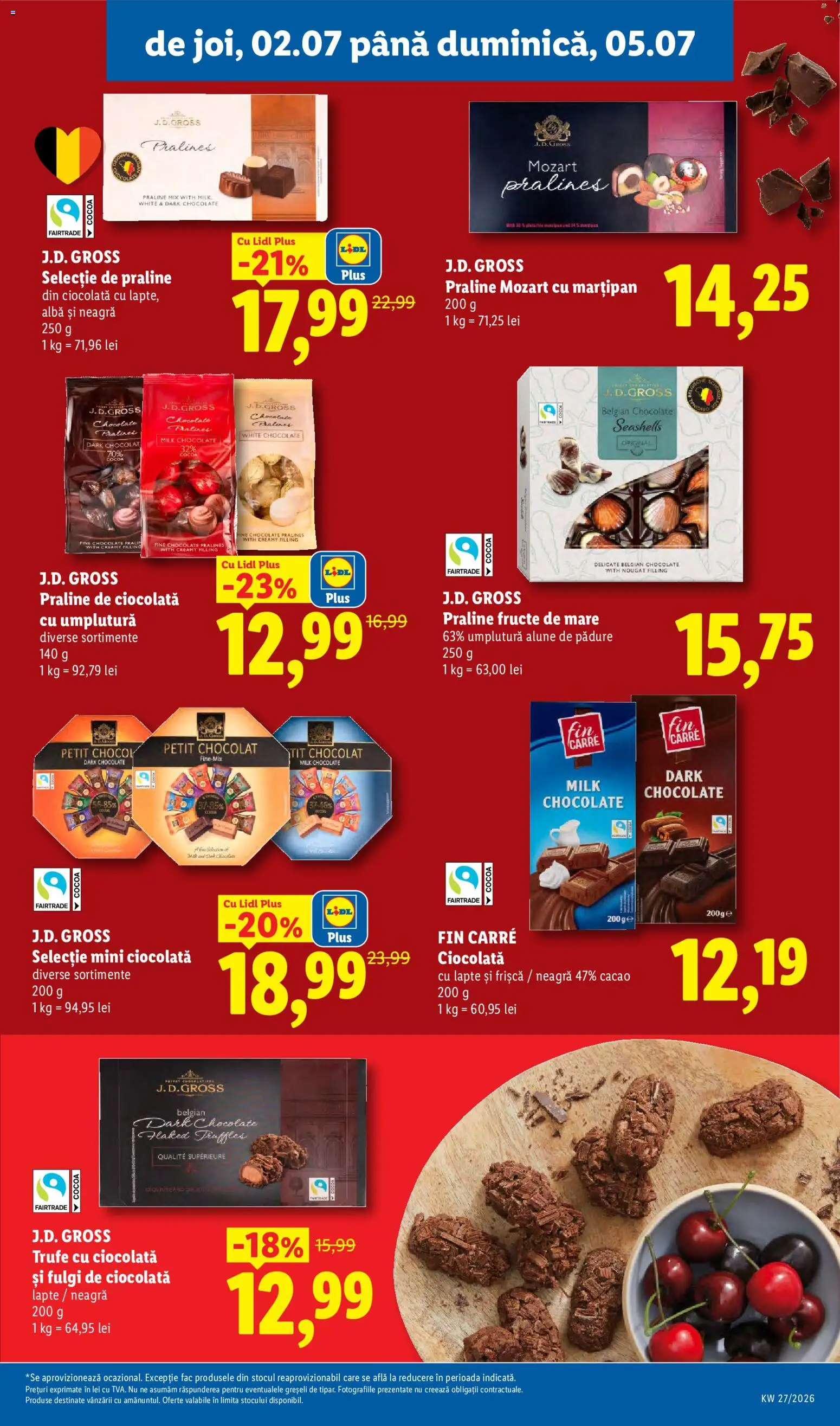 Catalog LIDL 29 Iunie - 4 Iulie 2026 | Pagina 79 | Produse: Lapte, Frișcă, Cacao, Fructe De Mare