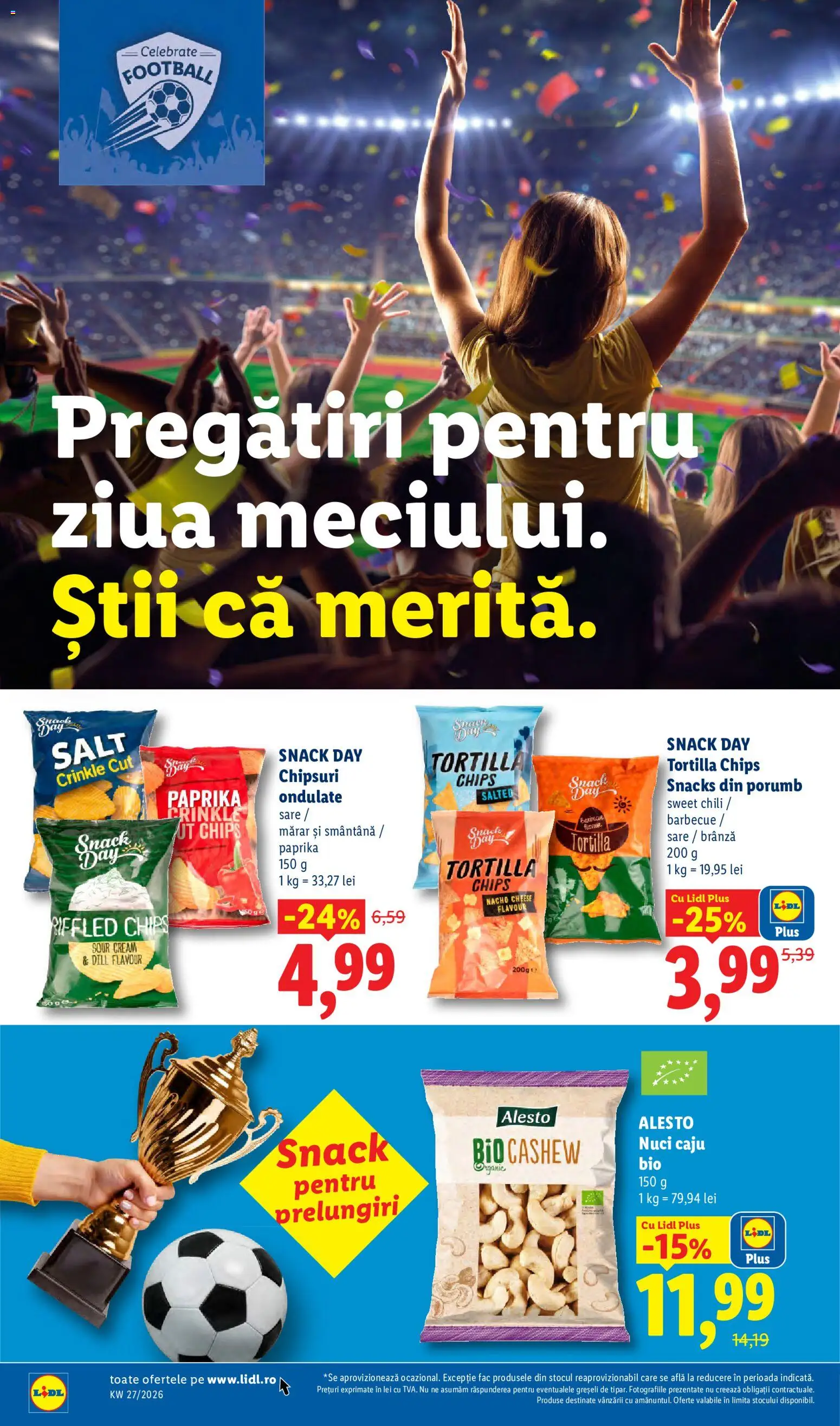 Catalog LIDL 29 Iunie - 4 Iulie 2026 | Pagina 80 | Produse: Brânză, Chipsuri, Nuci, Sare