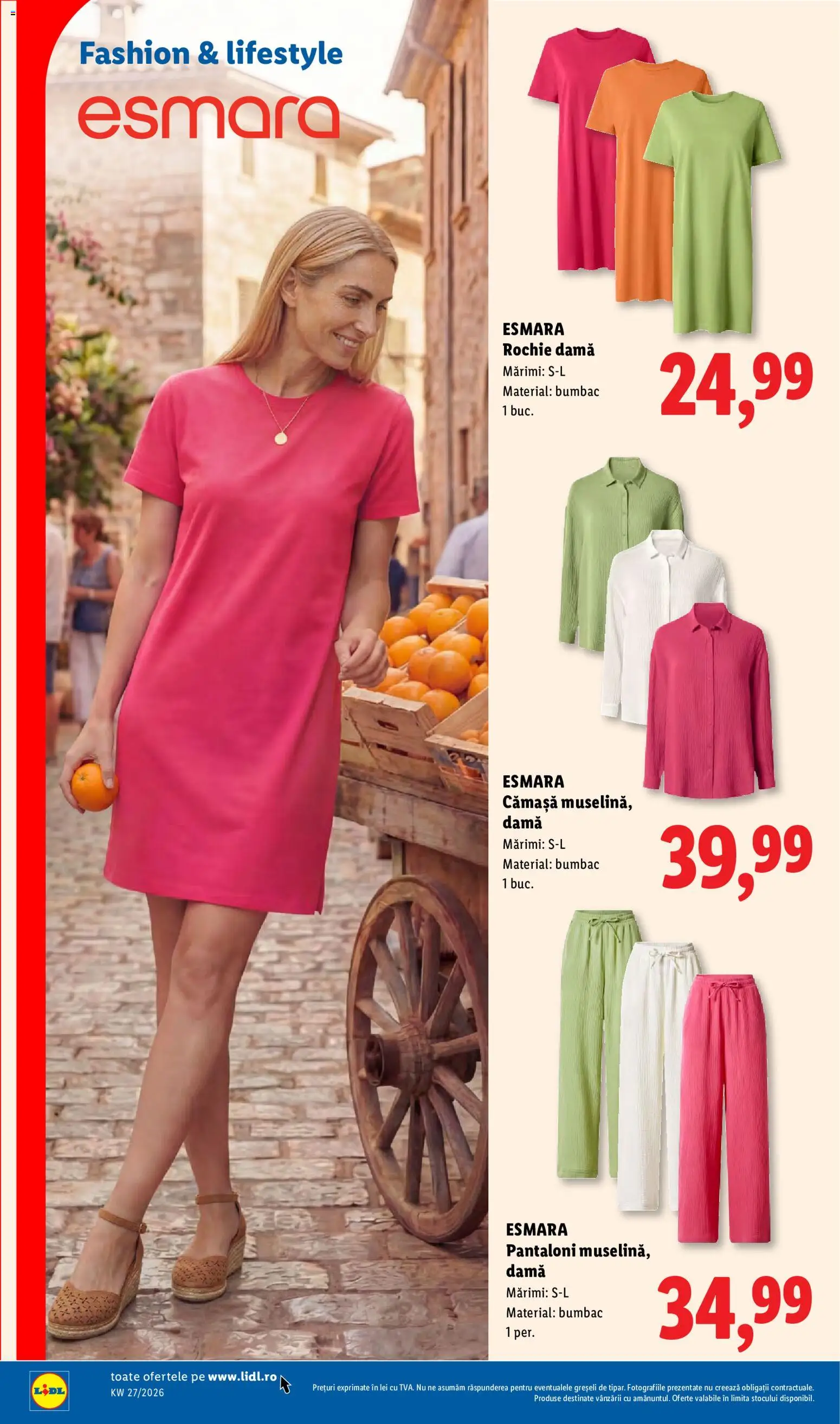 Catalog LIDL 29 Iunie - 4 Iulie 2026 | Pagina 82 | Produse: Rochie, Pantaloni