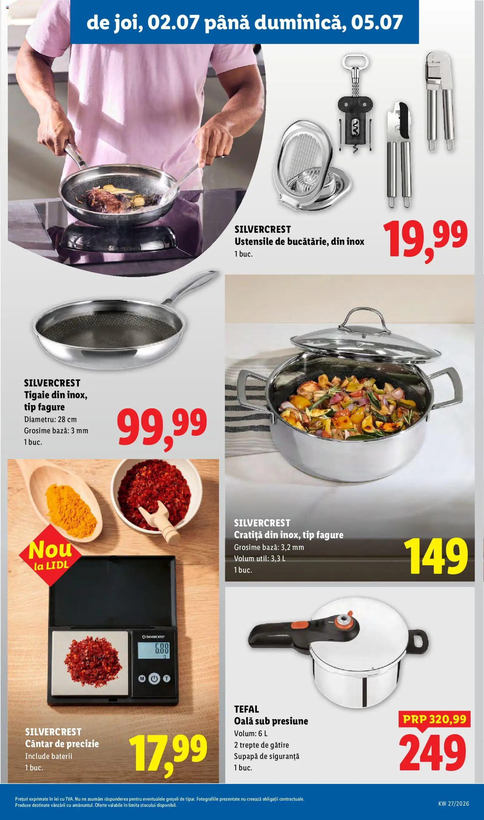 Catalog LIDL 29 Iunie - 4 Iulie 2026 | Pagina 93 | Produse: Cratiță, Oală, Cântar, Baterii