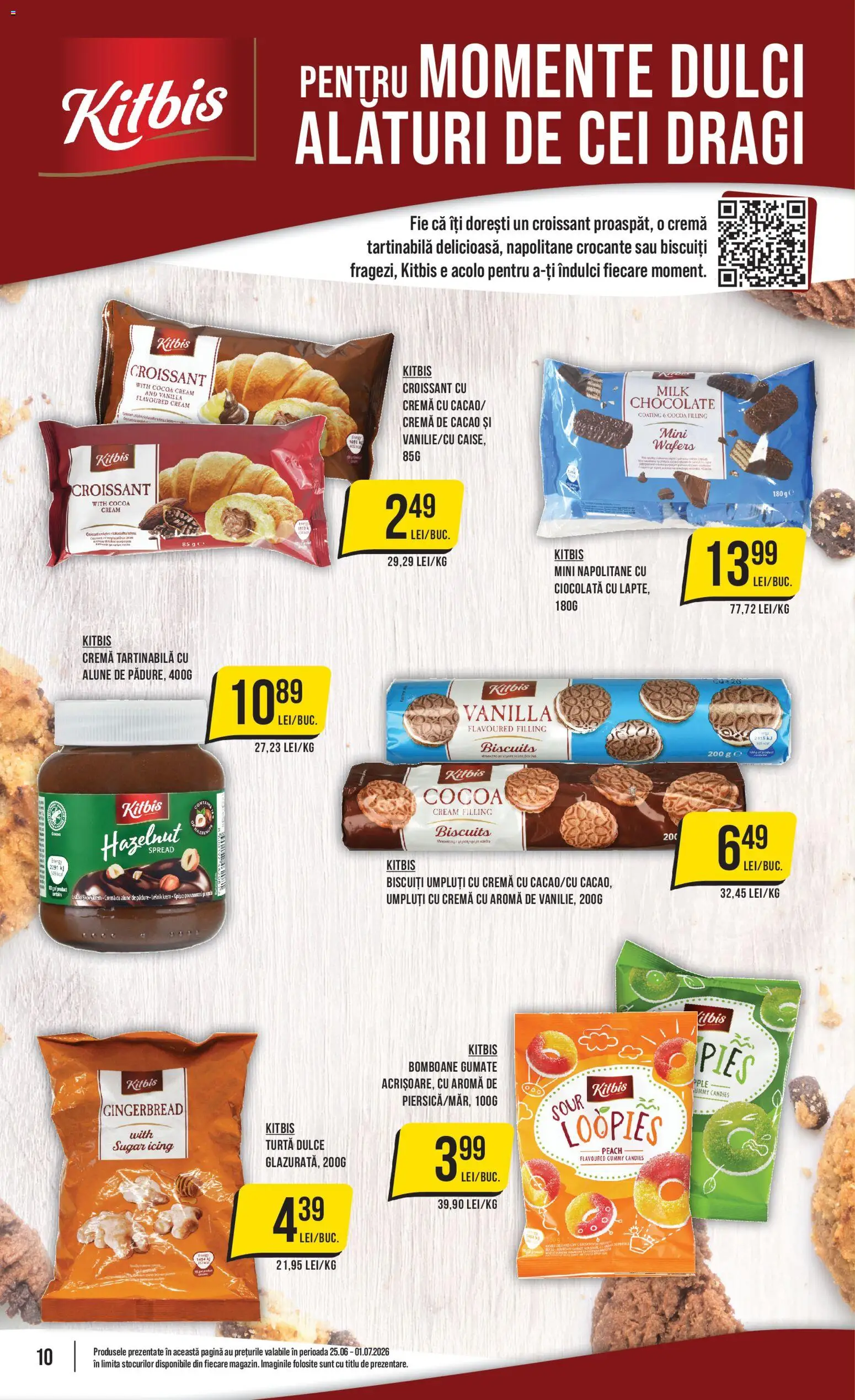 Catalog Mega Image 25 - 30 Iunie 2026 | Pagina 10 | Produse: Cremă, Bomboane, Cacao, Biscuiți