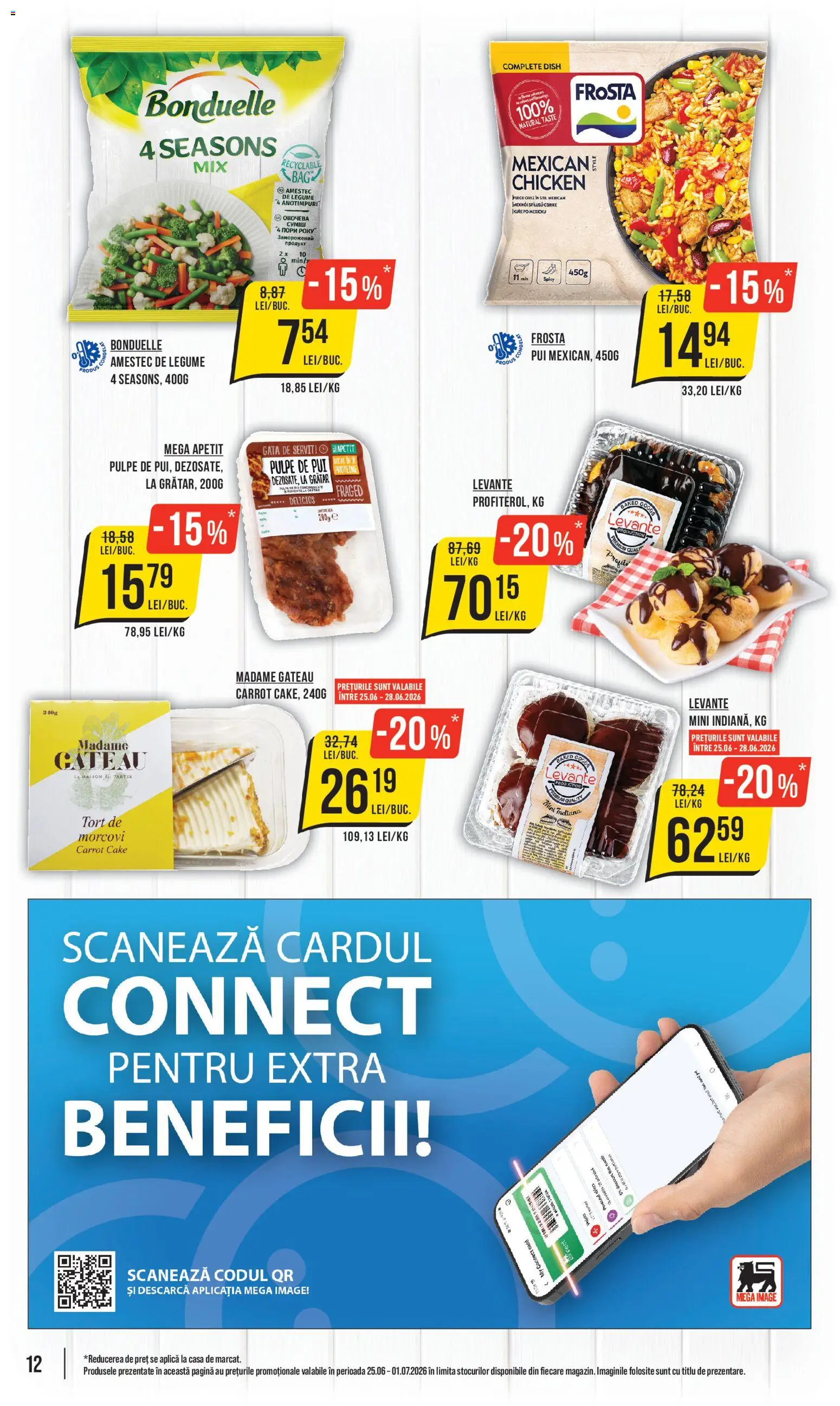 Catalog Mega Image 25 - 30 Iunie 2026 | Pagina 12 | Produse: Grătar, Hacıyatmaz Kedi Oyuncağı, Tort, Orez