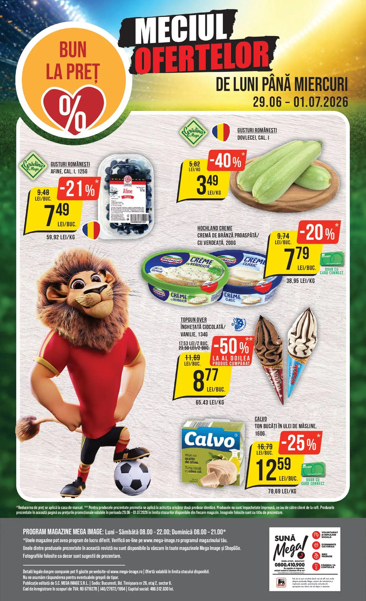 Catalog Mega Image 25 - 30 Iunie 2026 | Pagina 24 | Produse: Brânză, Cremă de brânză, Înghețată, Verdeață